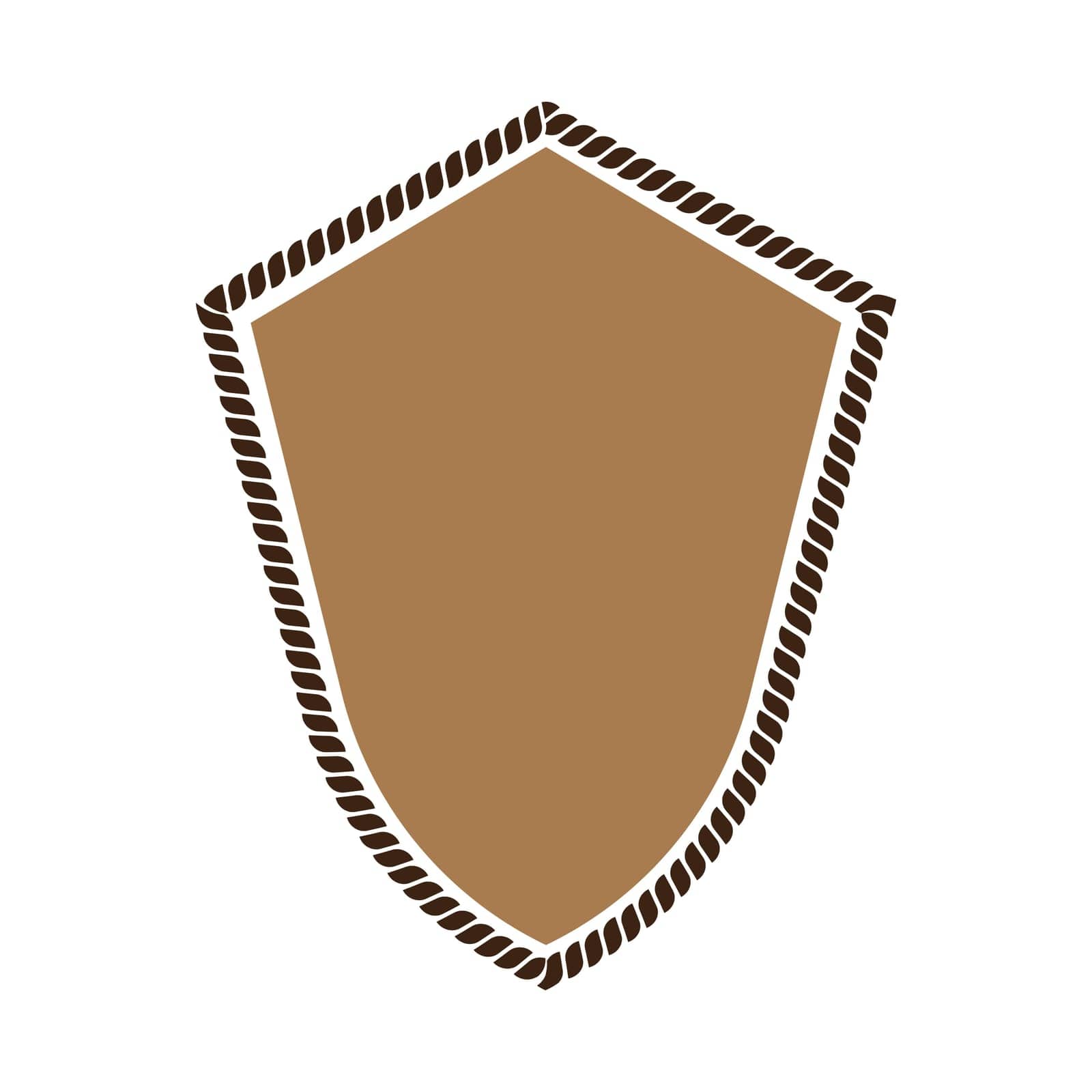 Shield logo vector illustration template design