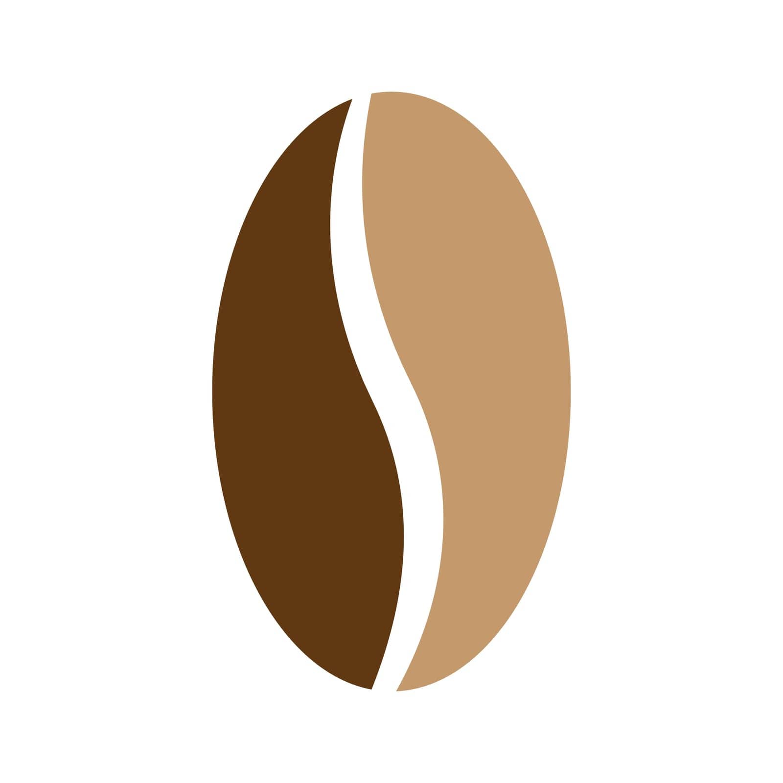 coffee bean icon vector illustration logo template