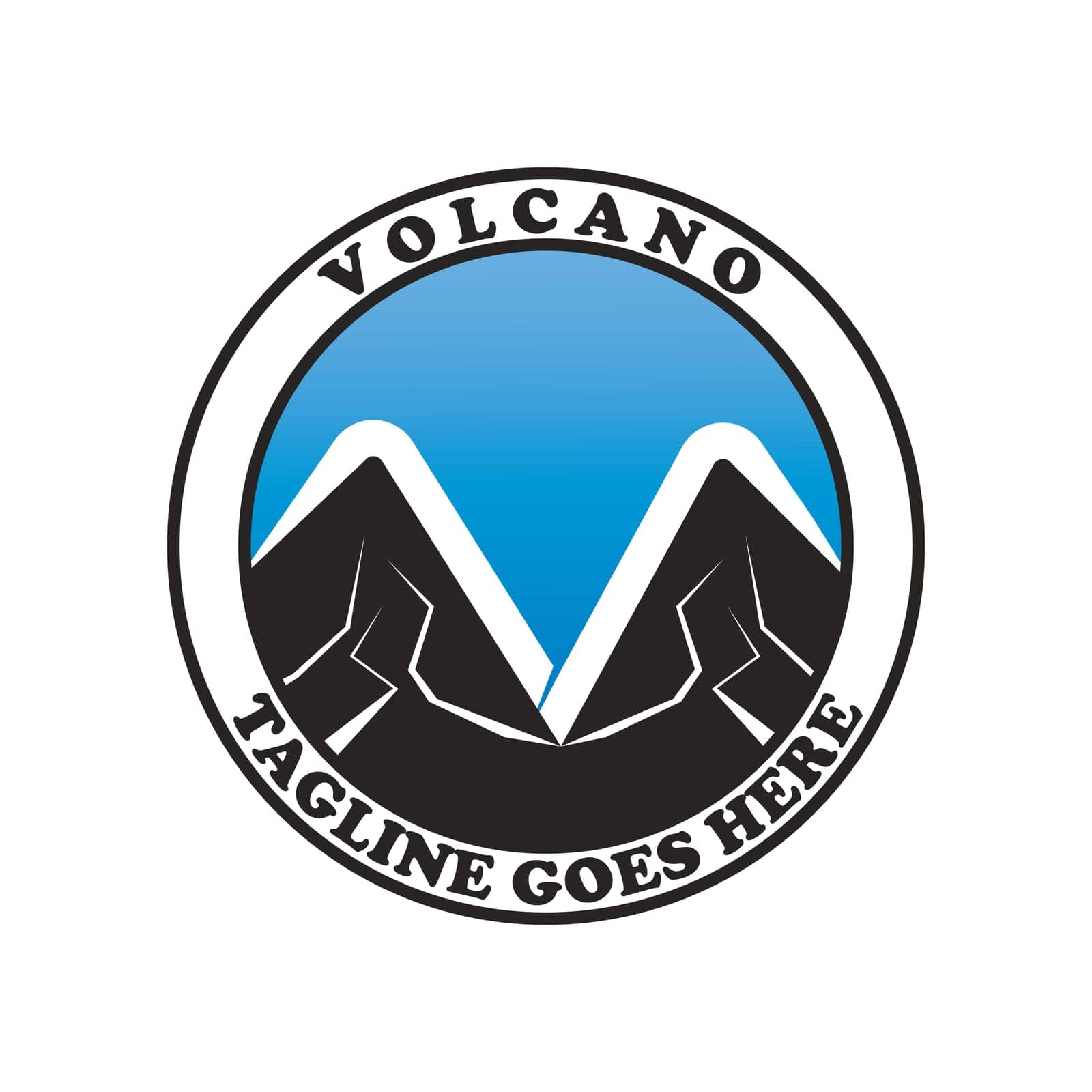 volcano logo by rnking