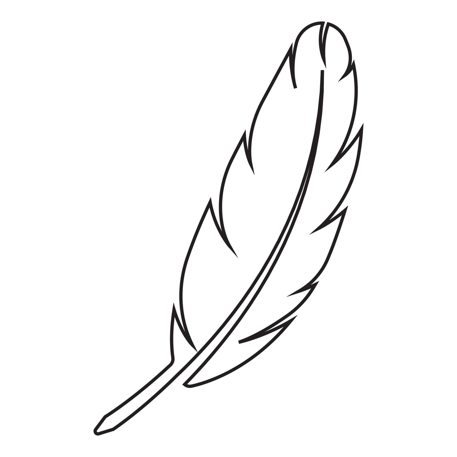 Quill pen logo by rnking