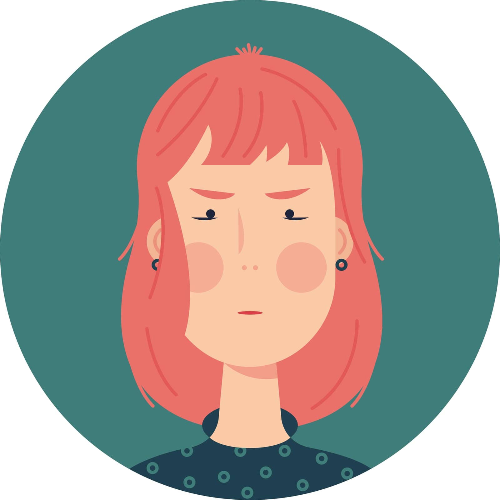 Avatar for one determined red-haired girl.