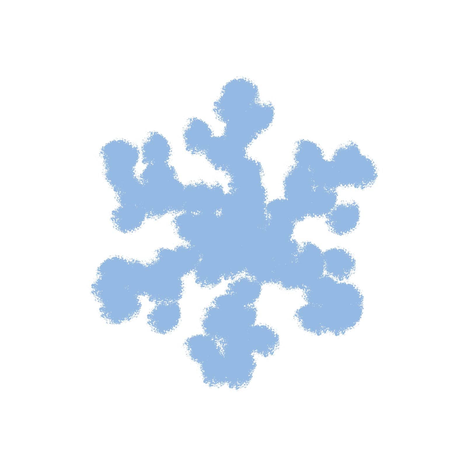 Simple Grunge Snowflake by benjaminlion