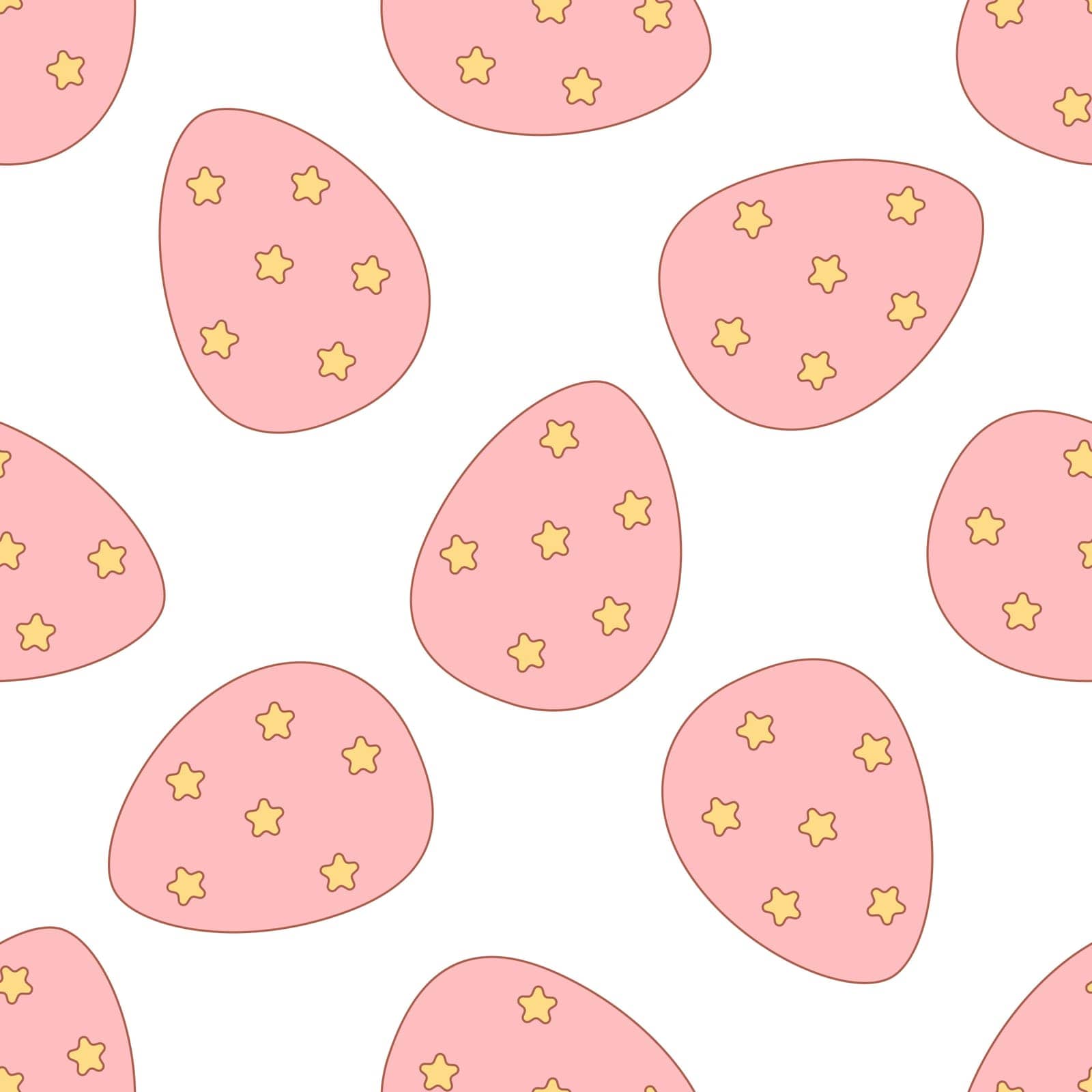 easter egg pattern hunting spring pattern textile vector illustration