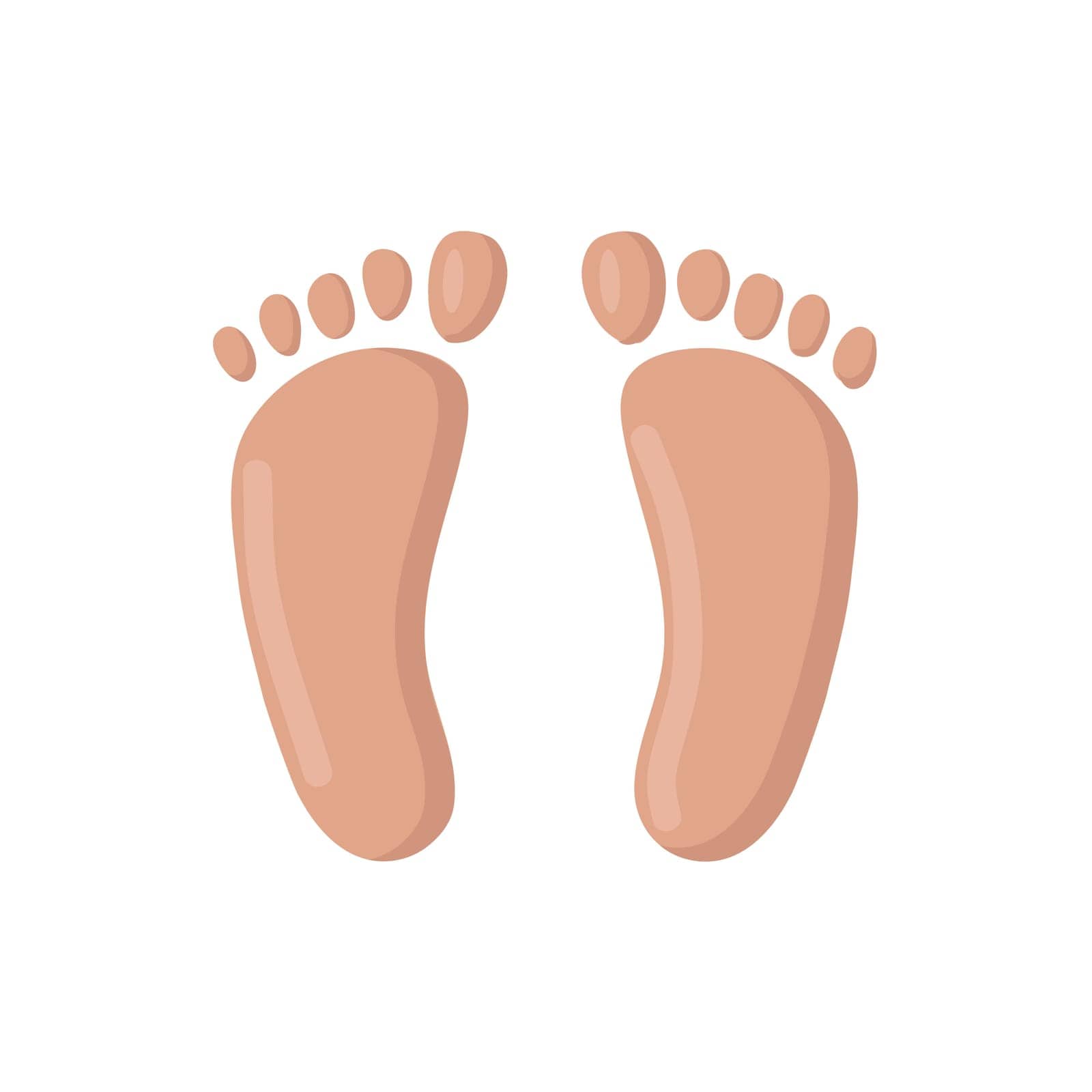 Feet icon clipart avatar logotype isolated vector illustration by SfanatS
