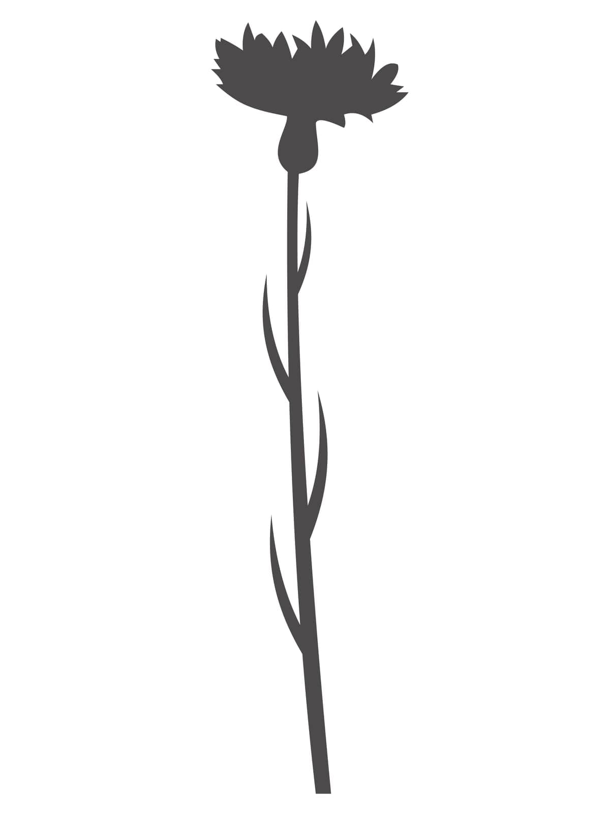 Wildflower in dark grey by manudoodle