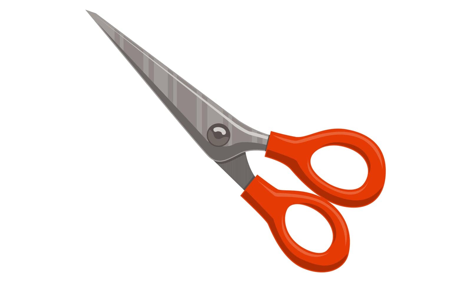 Scissor Template Vector Isolated Color by alluranet