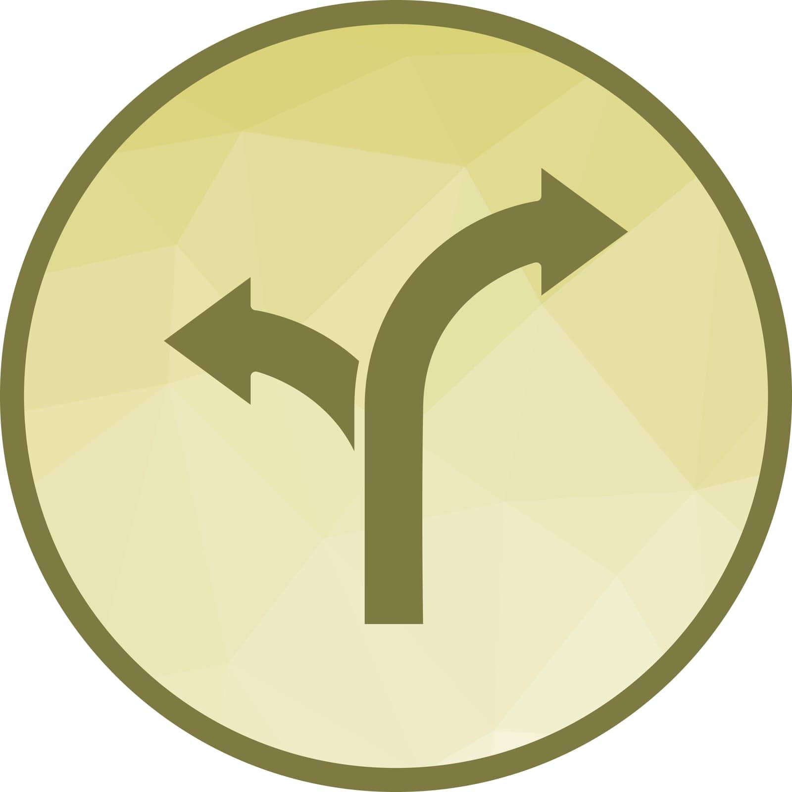 Business Path icon vector image. by ICONBUNNY