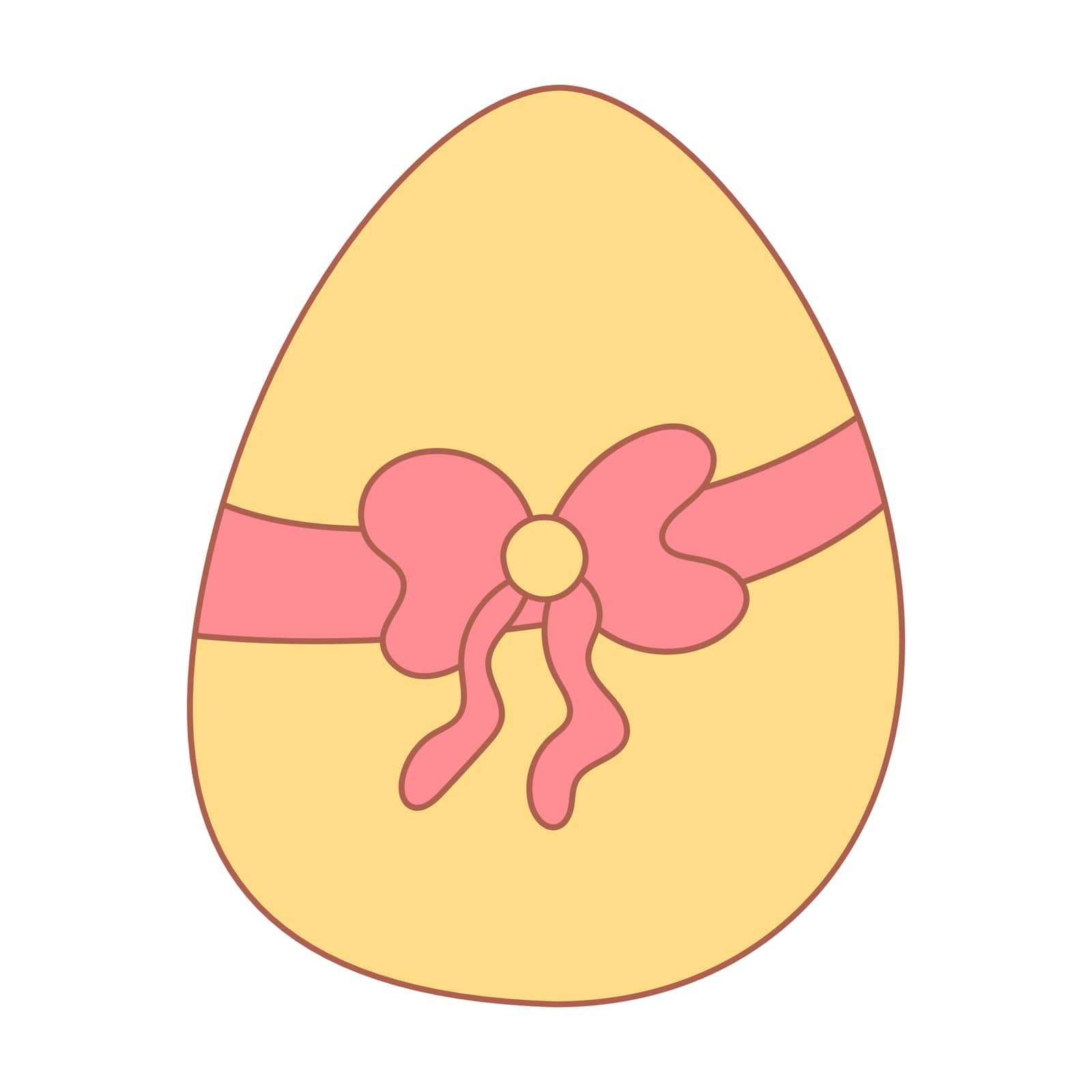 easter egg pattern hunting spring icon element vector illustration