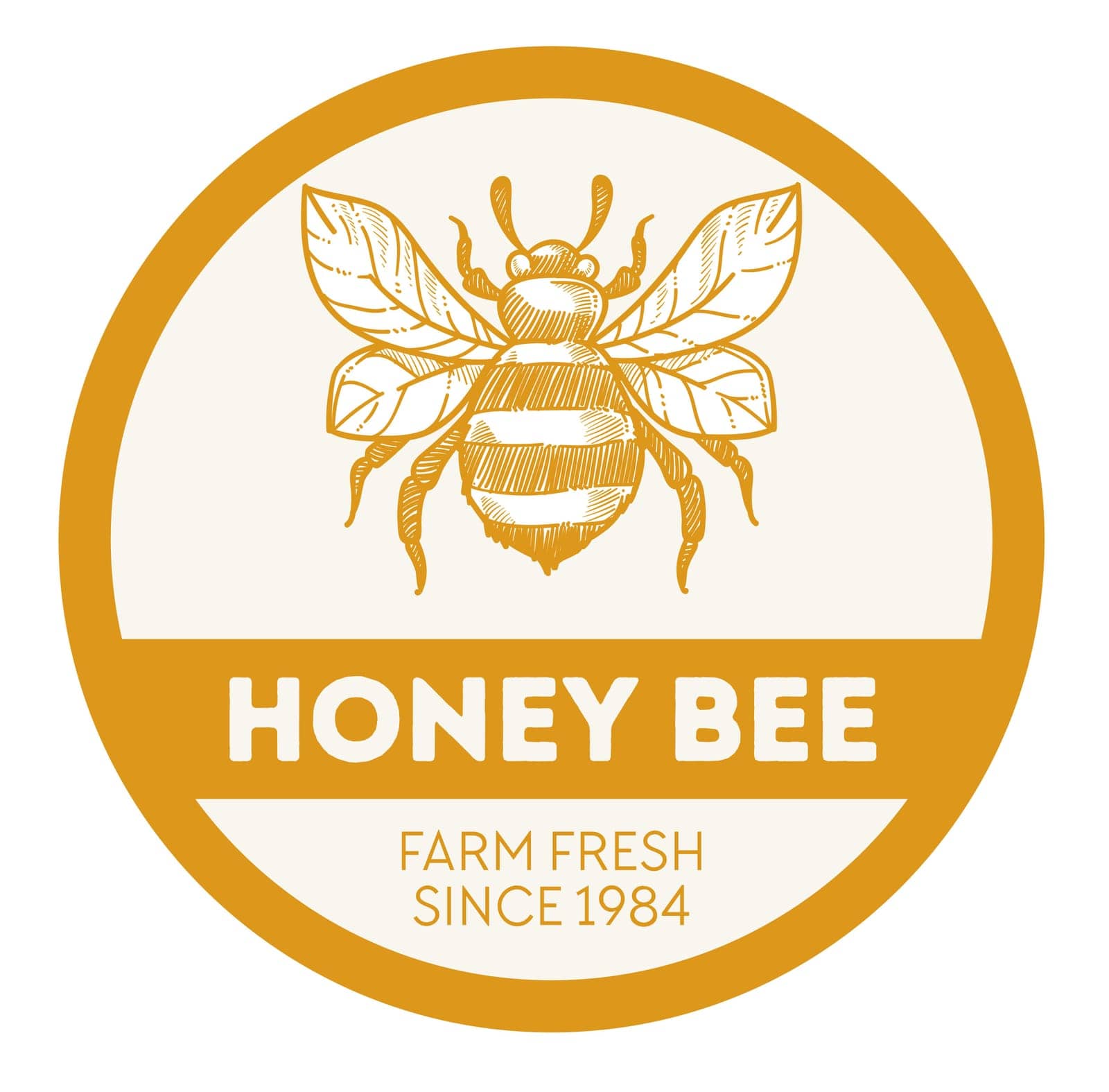 Classic Beehive Honey Seal by Sonulkaster
