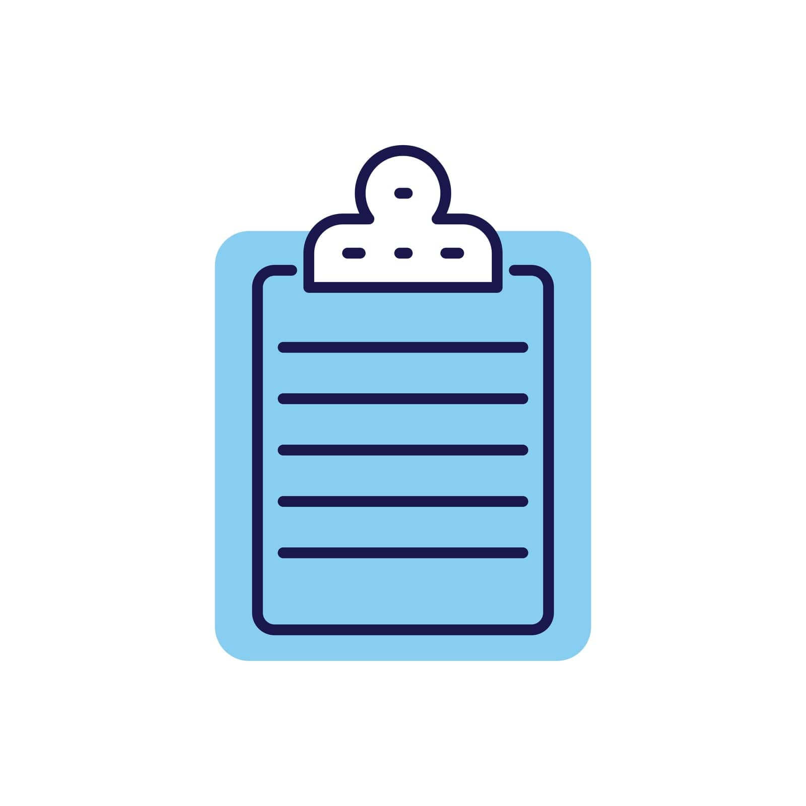 Clipboard related vector icon by smoki