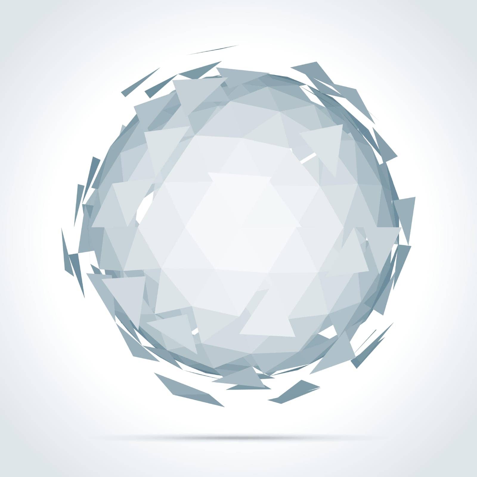 White Diamond on White Background by ProVectors