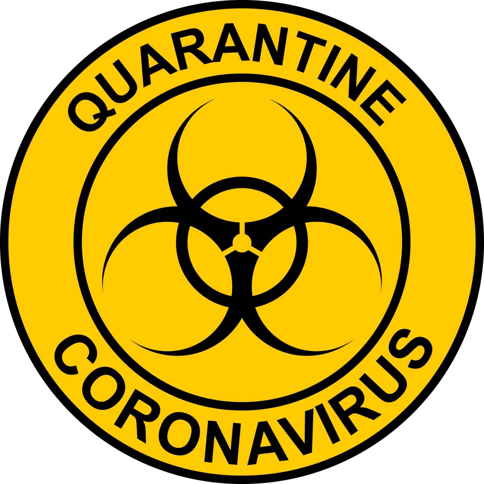 Stamp quarantine coronavirus hazard  quarantine zone hazard, stop coronavirus by koksikoks