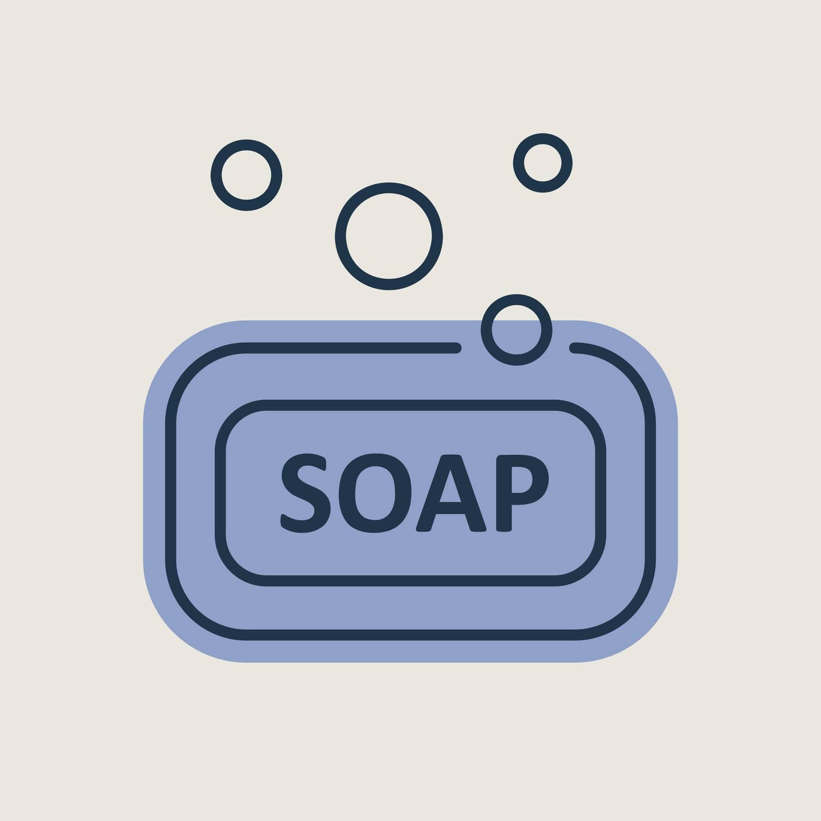 Soap vector icon. Hygiene sign by nosik