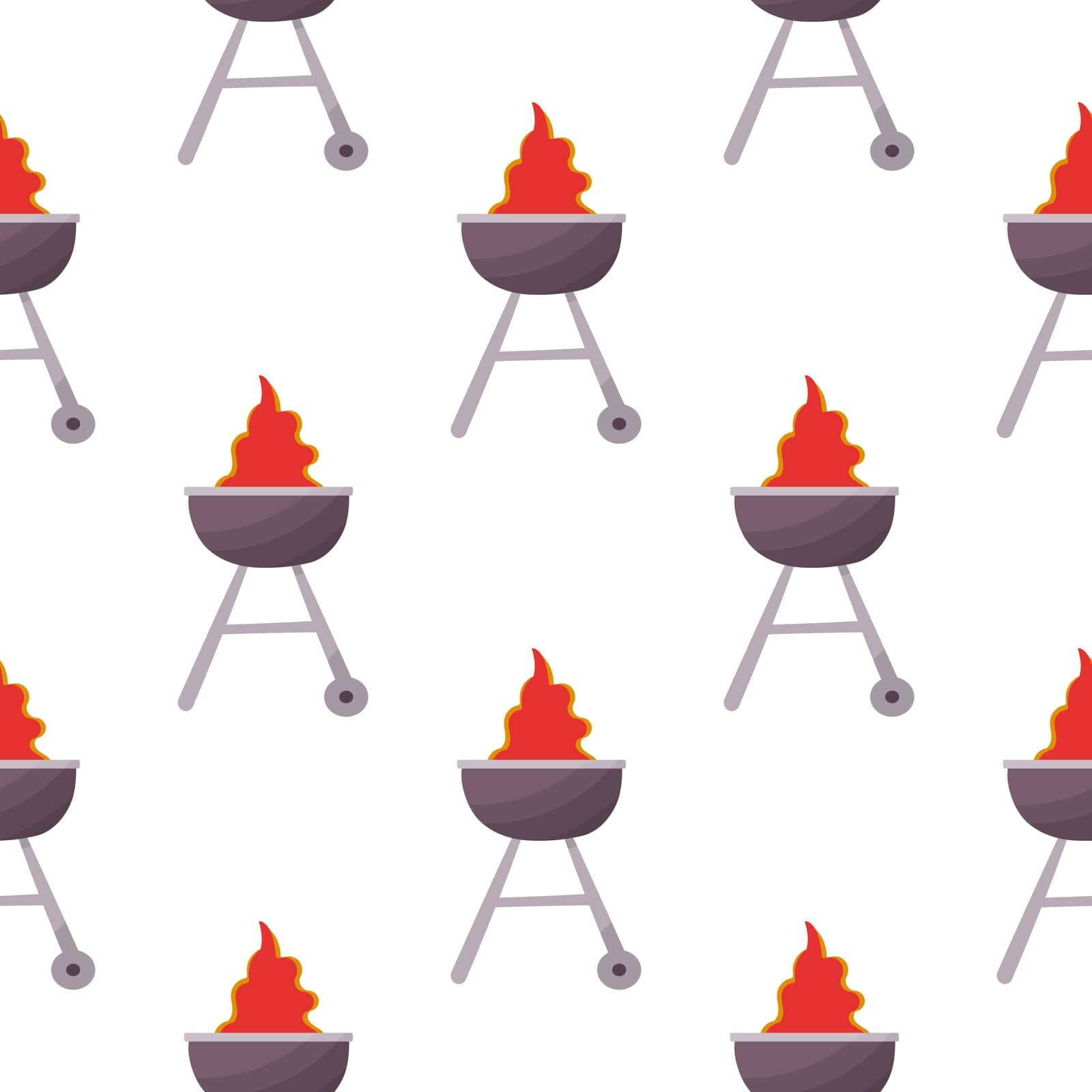 grill black apparatus fry fire pattern background textile vector illustration