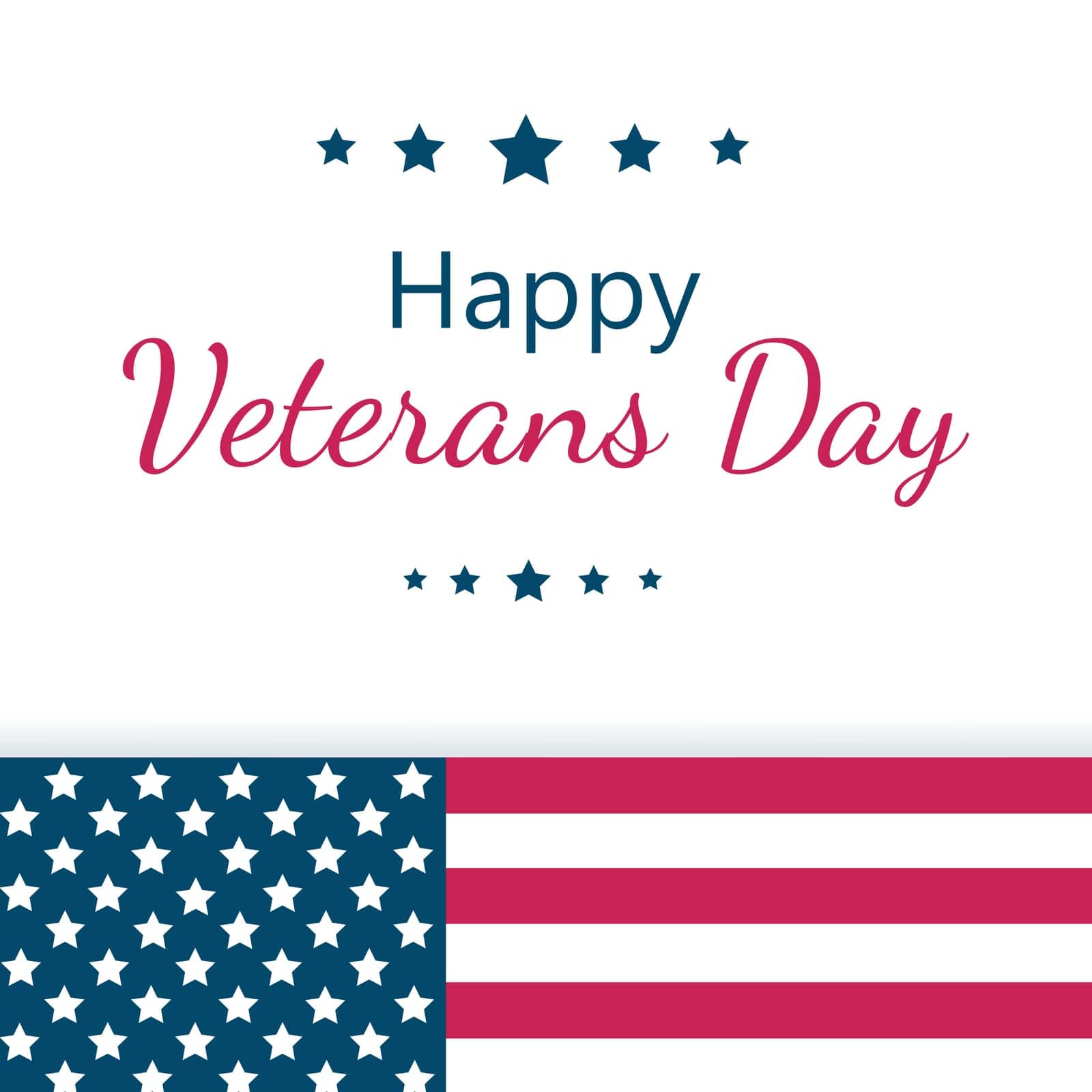 Creative vector illustration of Veterans Day. Honoring all who served.