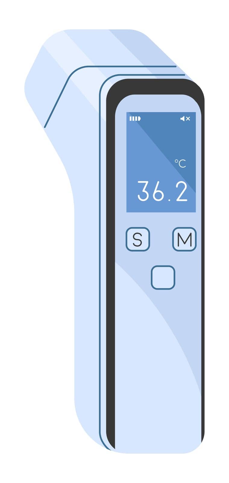 Thermometer showing temperature, hand instrument by Sonulkaster