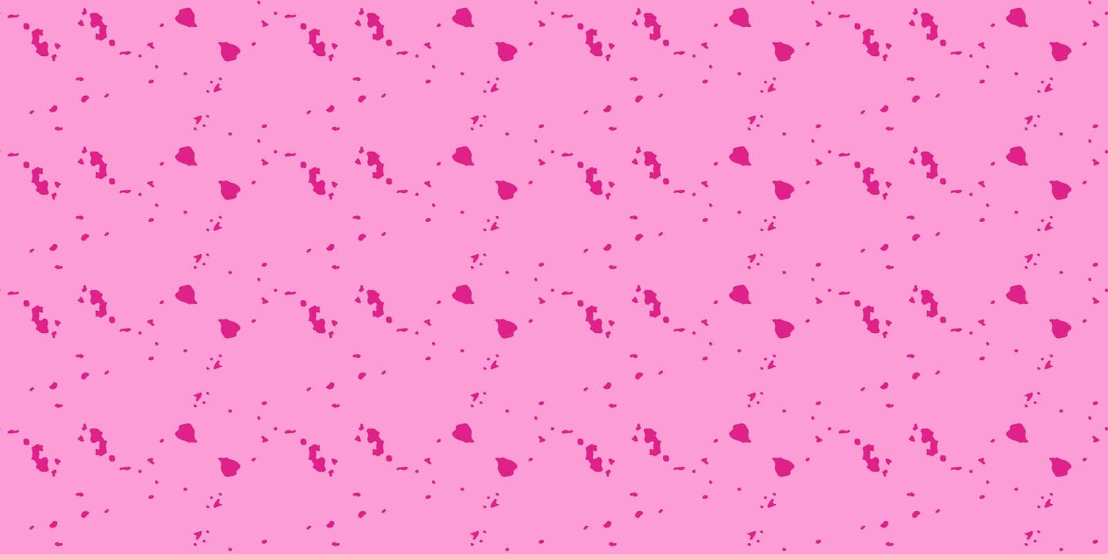 Fashion background. Pink shape seamless pattern. Trendy Style. Blots are chaotic. Template for textile and wallpaper. Vector illustration..