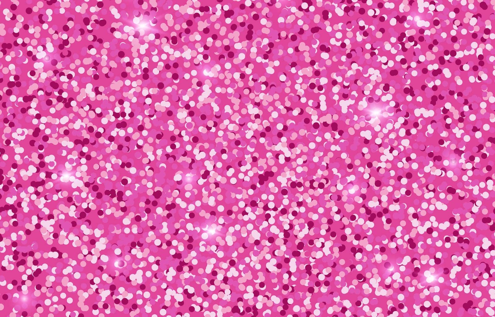 Pink glitter texture. Pink glitter background. For advertising, packaging, websites. Vector