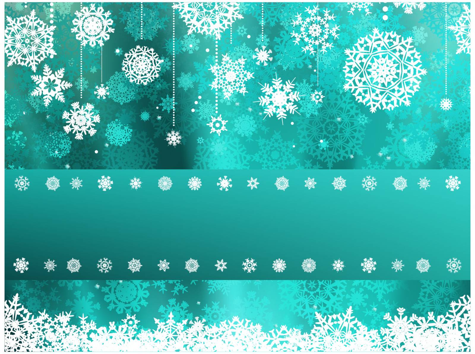 Christmas with snowflake by Petrov_Vladimir