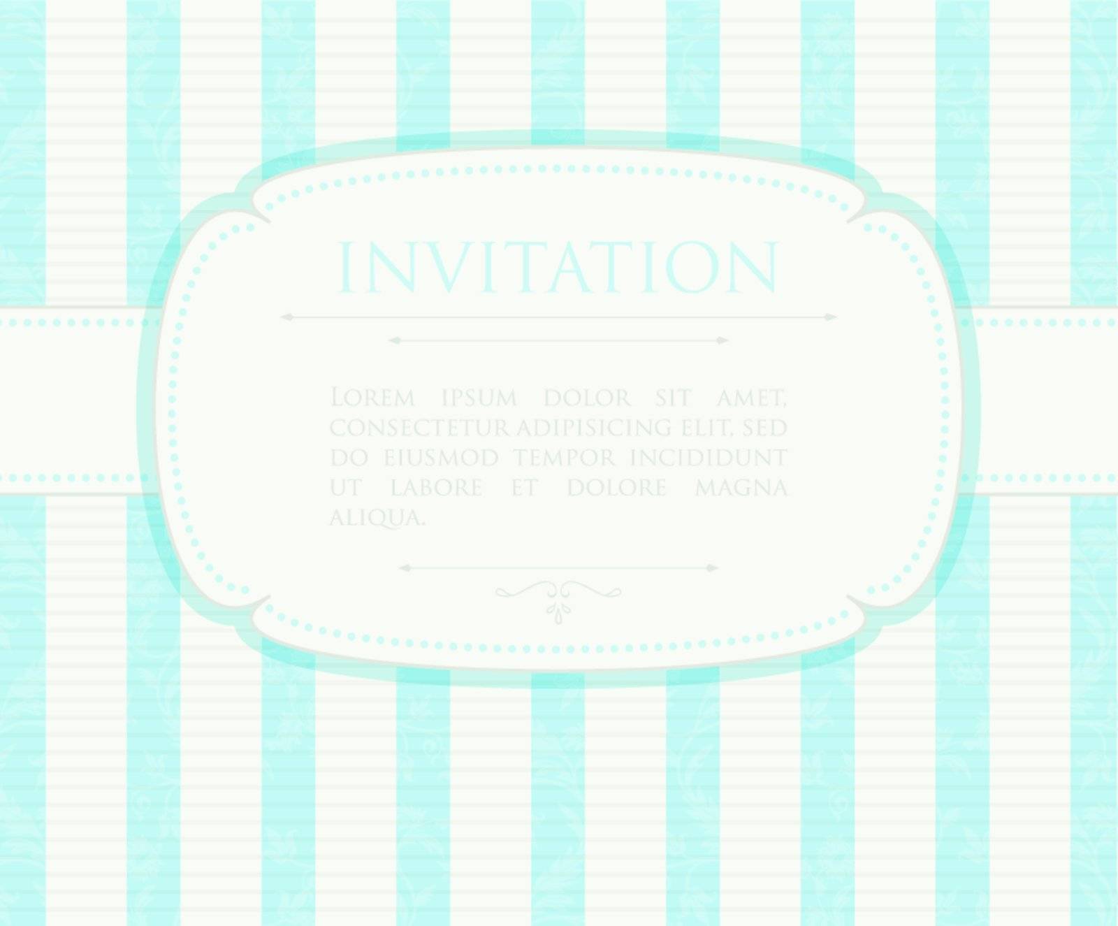 Vector illustration of Invitation