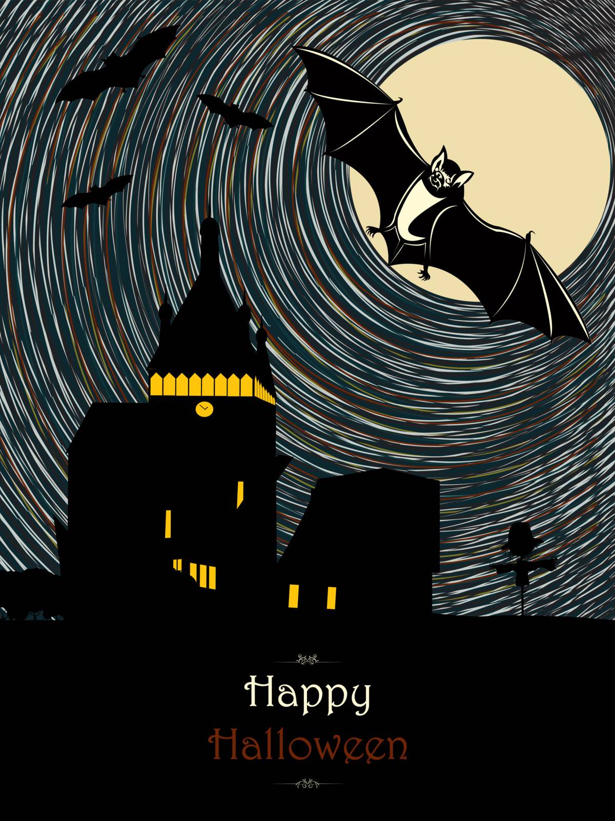 Halloween illustration by Lirch