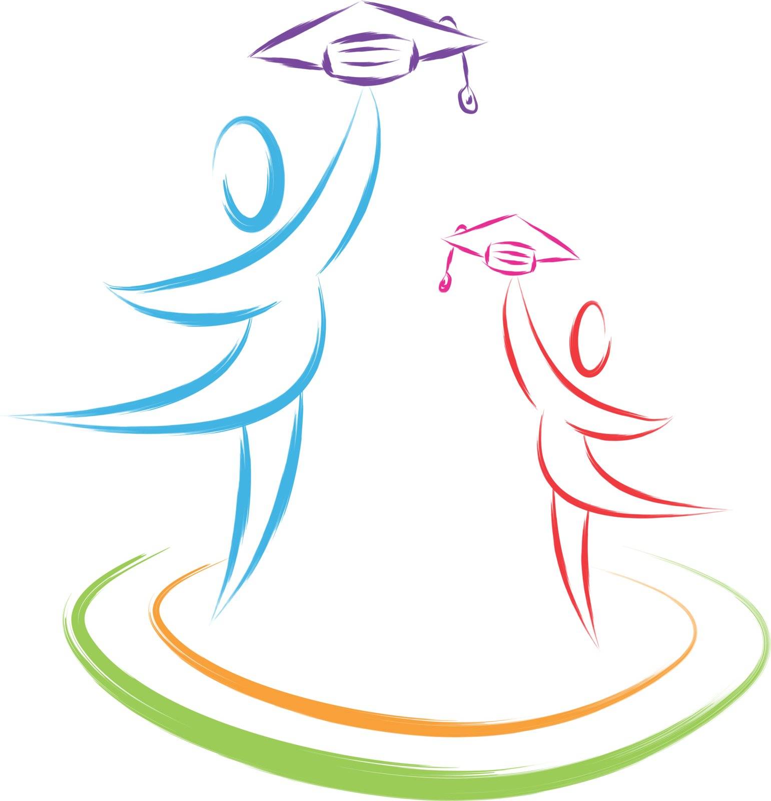 graduation students symbol