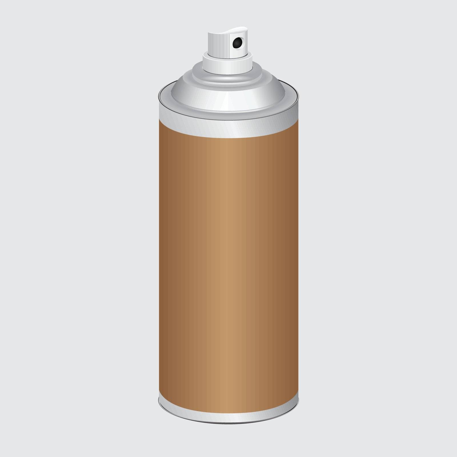 Bottle with spray for domestic and industrial needs. Vector illustration.