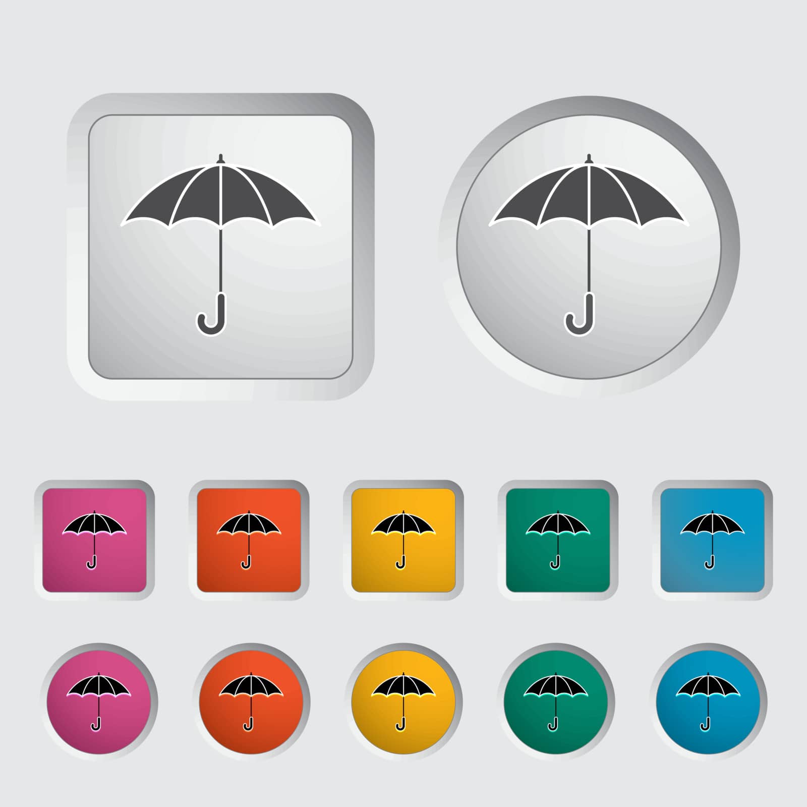 Umbrella icon. by smoki