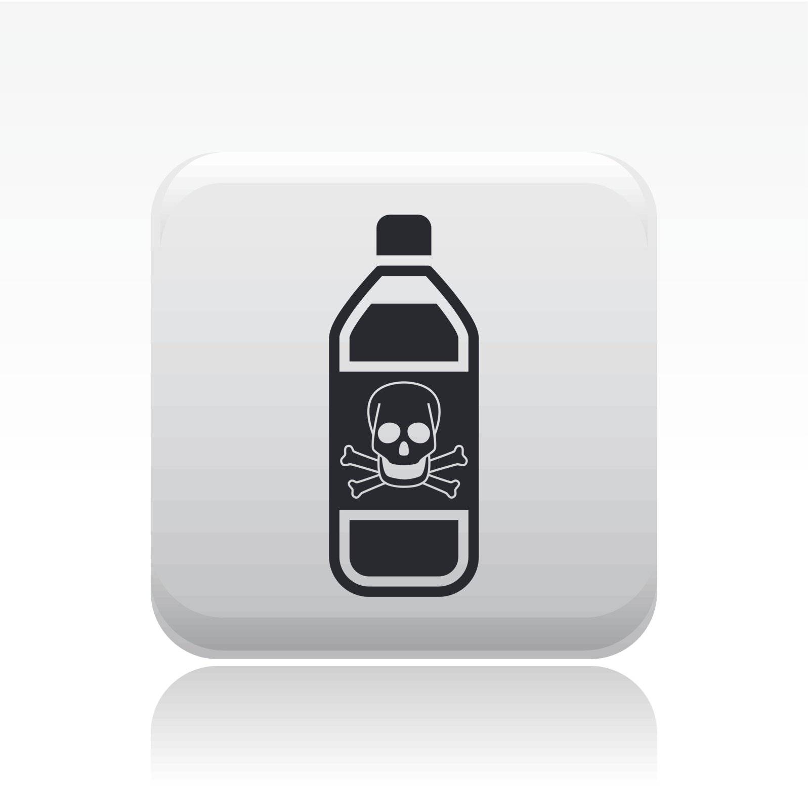 Vector illustration of isolated danger icon by myVector