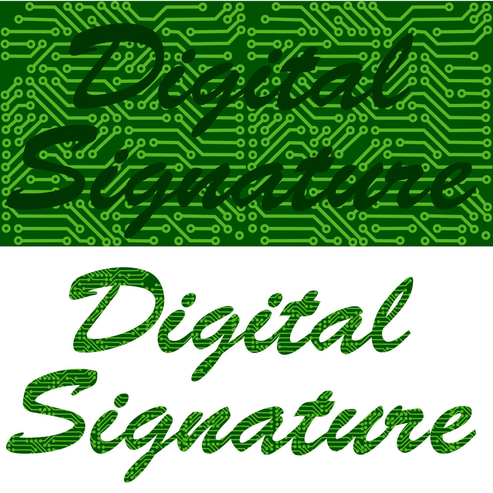 Digital signature by bruno1998