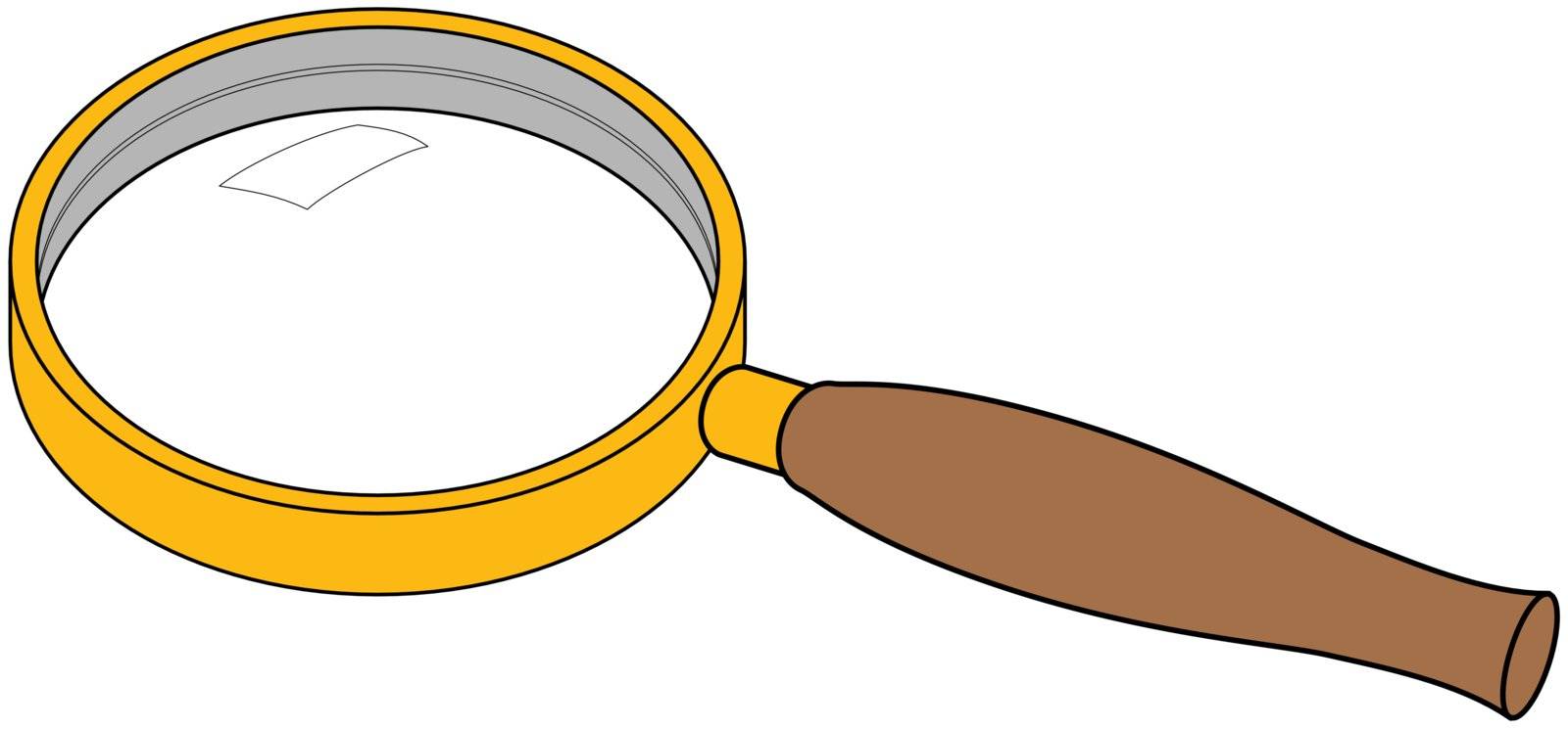 magnifying glass by yurka
