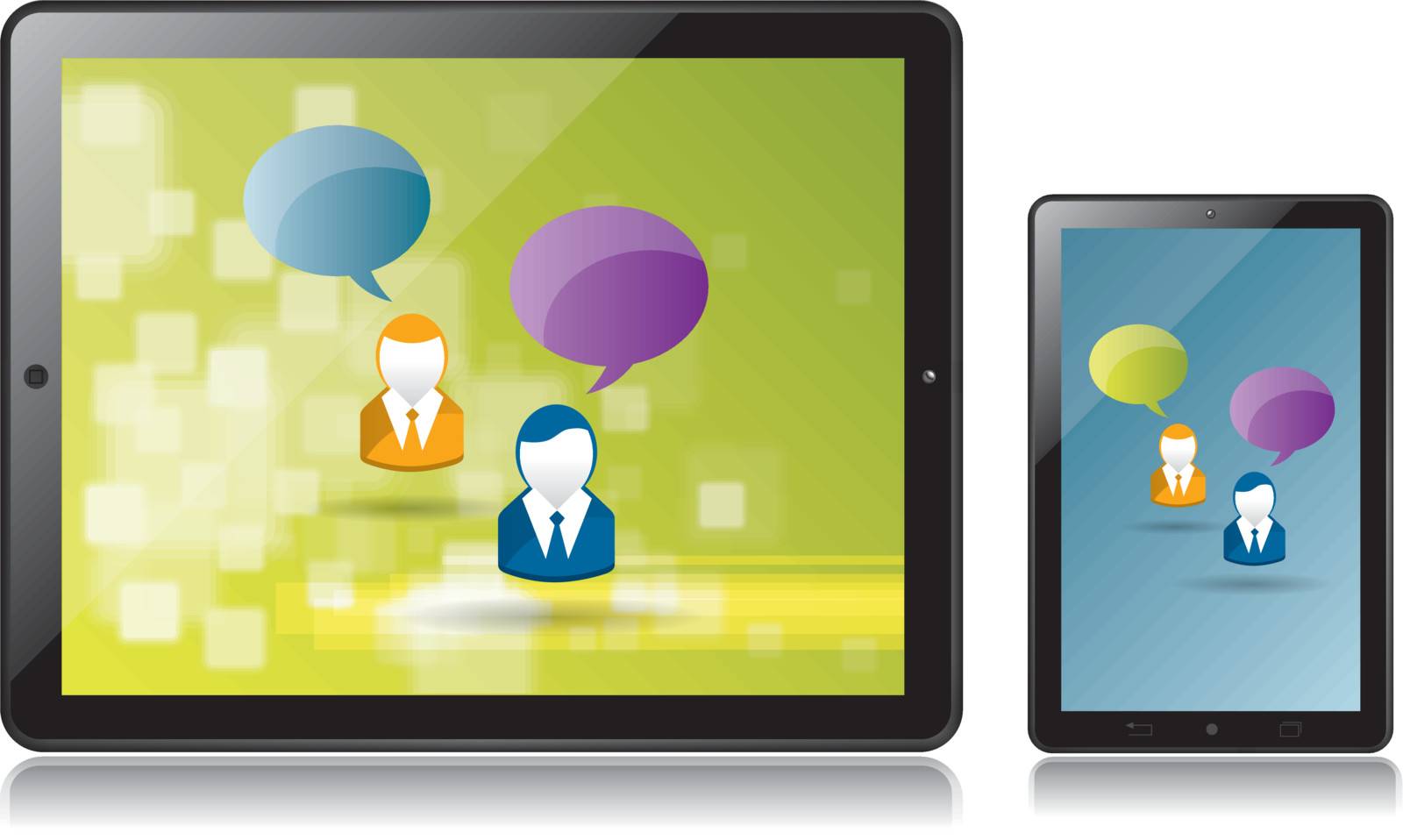 communication and generating business through social network