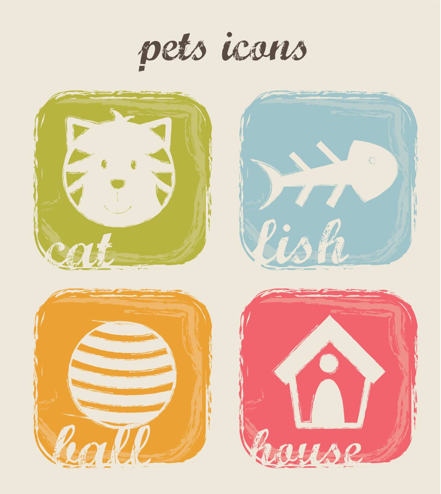 pets icons  by yupiramos