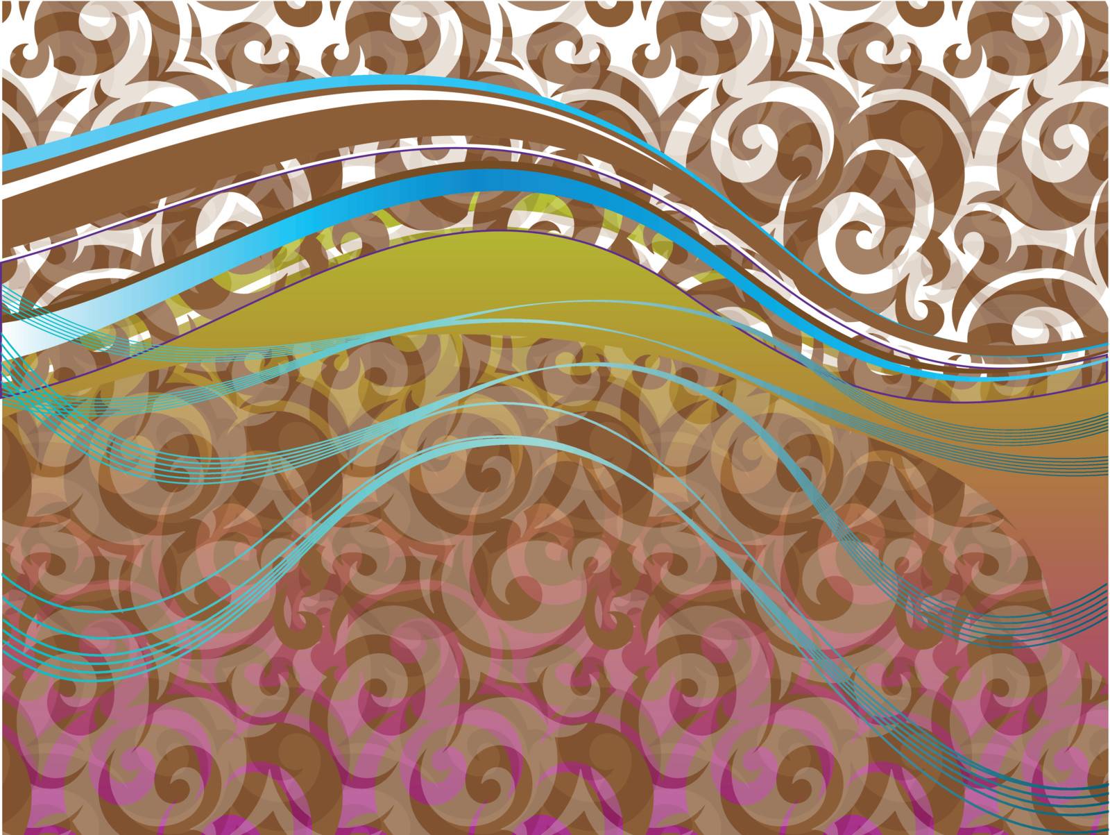Abstract graceful backgrounds set vector by Darja_Shafer