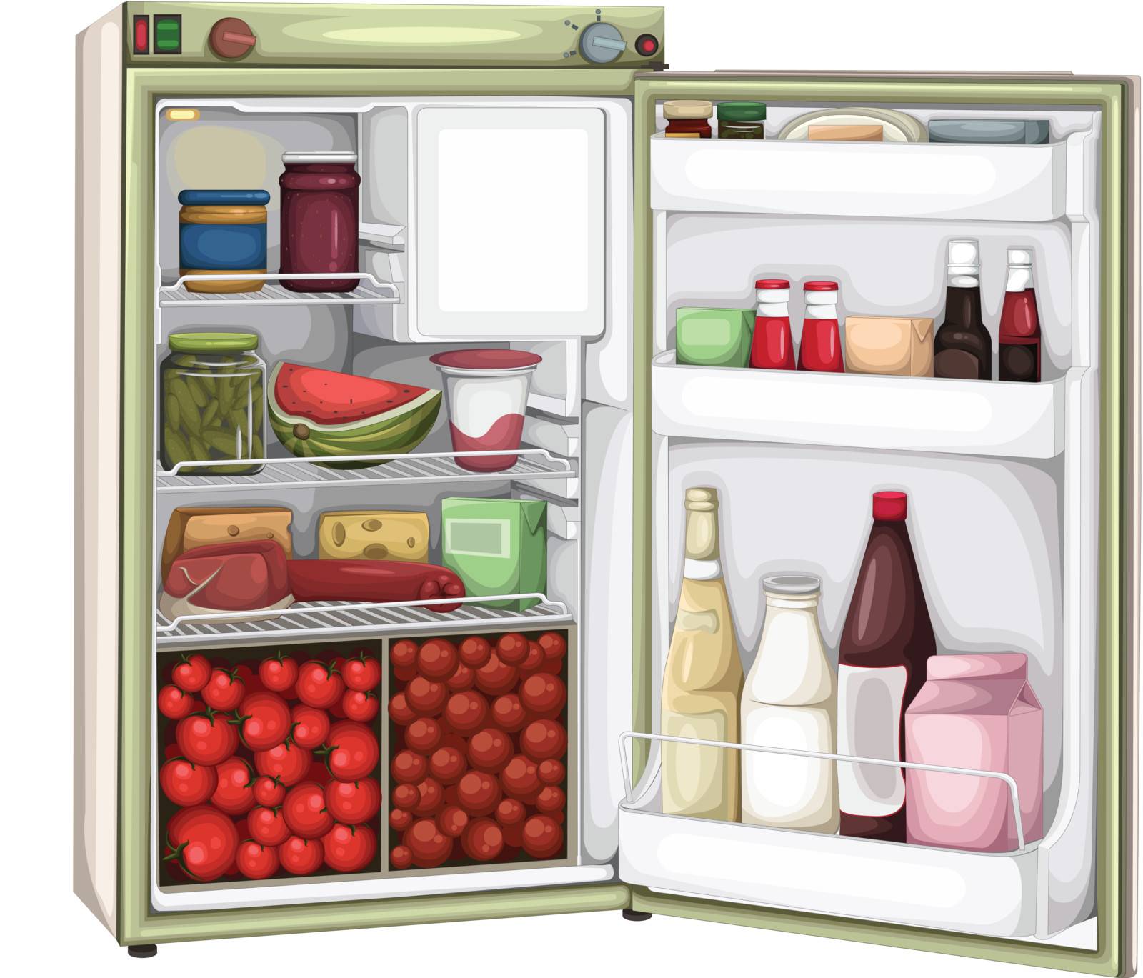 Refrigerator vector