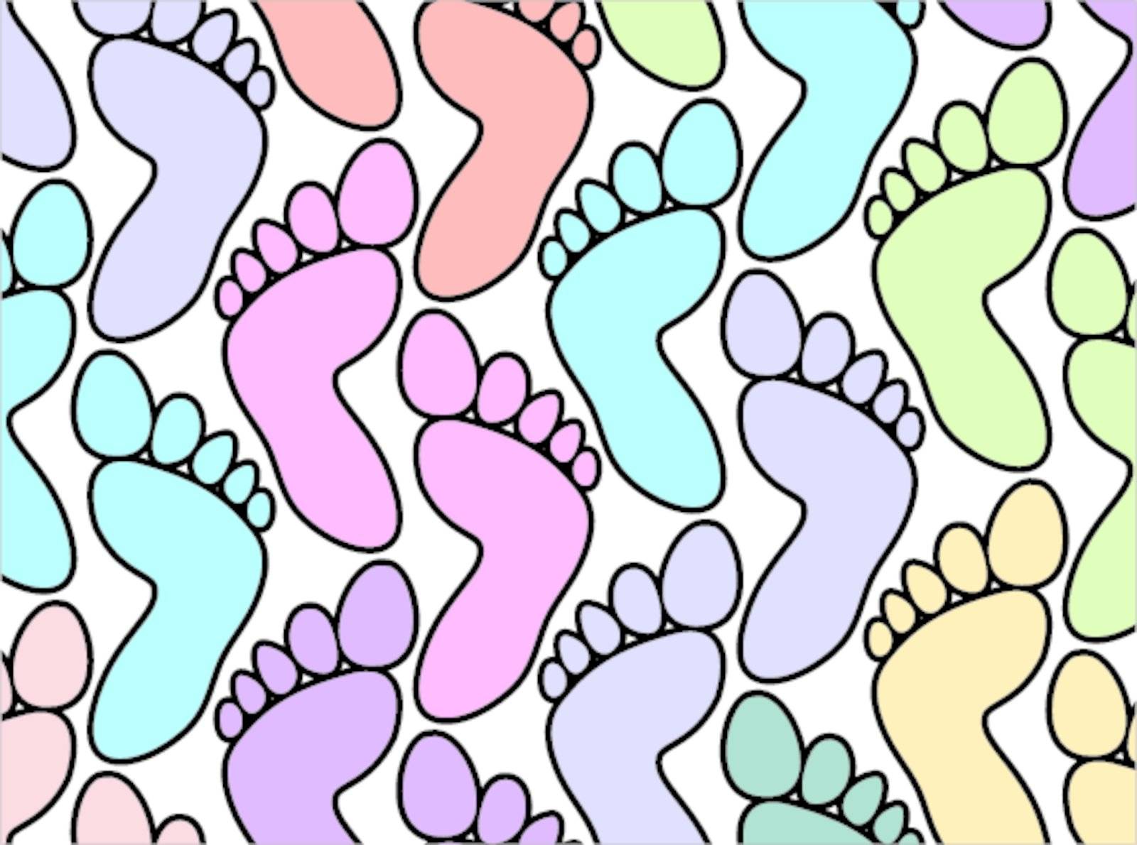 vector colorful feet by freesoulproduction