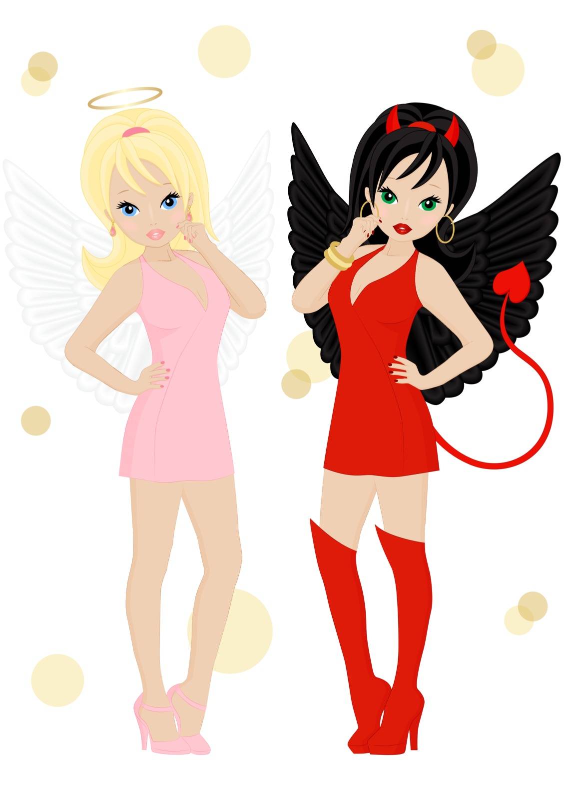 angel and devil by rodakm