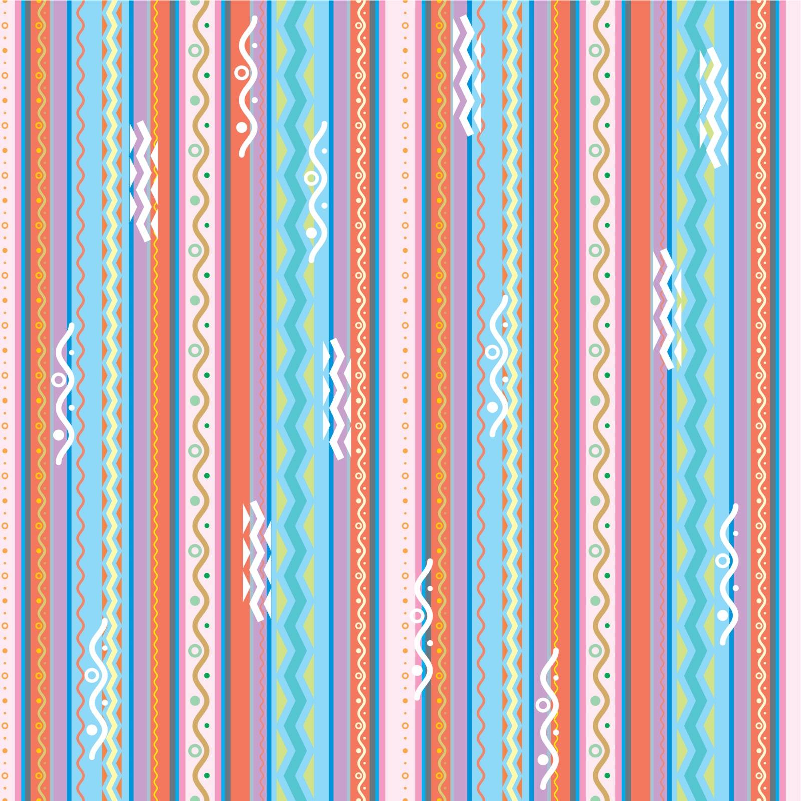 colorful repeating strip seamless pattern