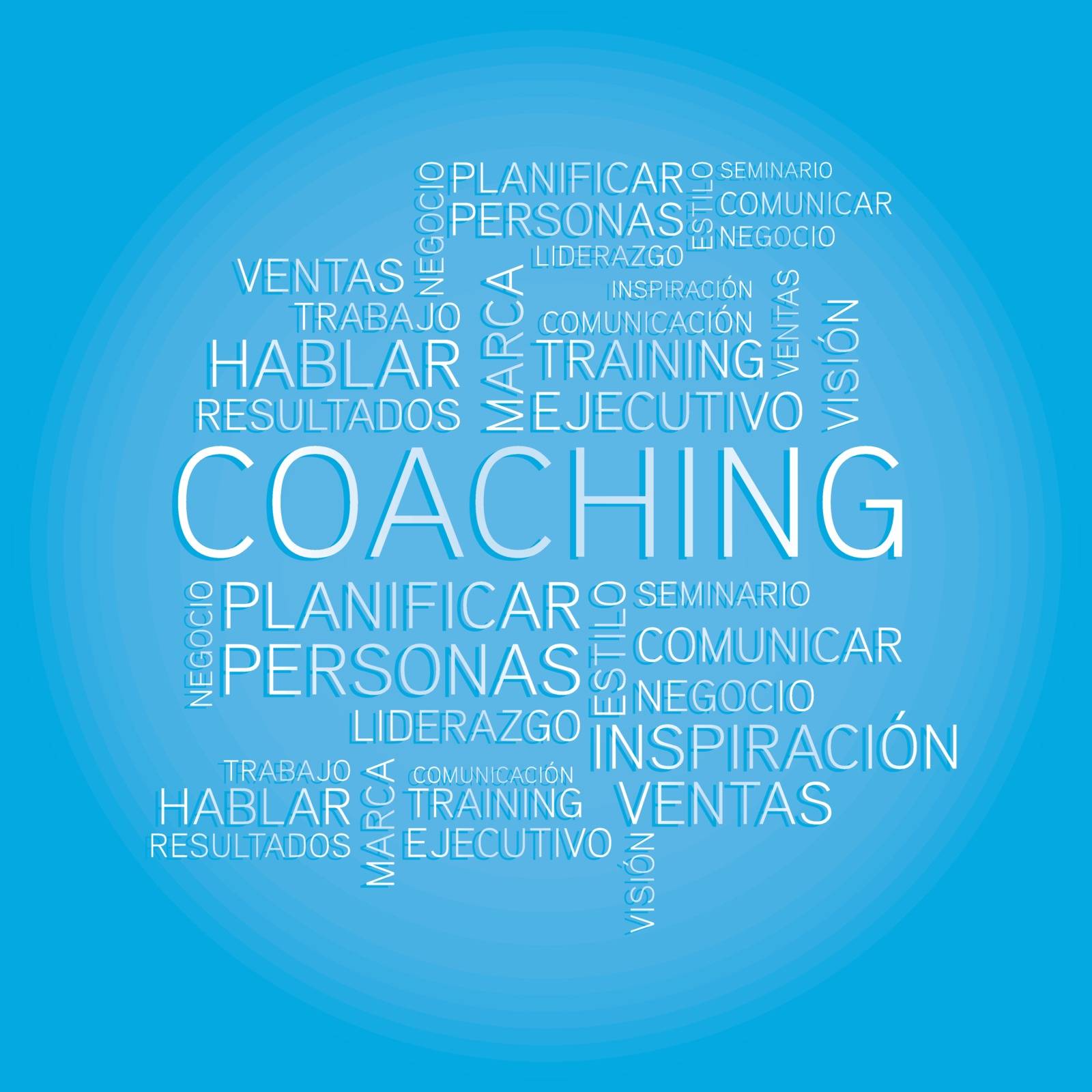 Coaching concept related spanish words in tag