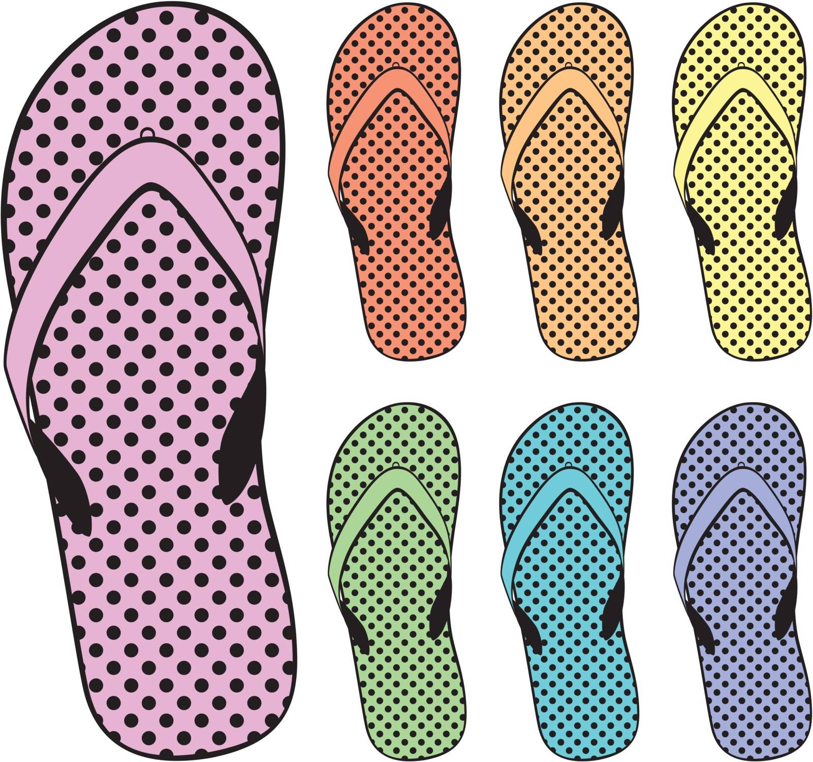 flip flops clipart by freesoulproduction
