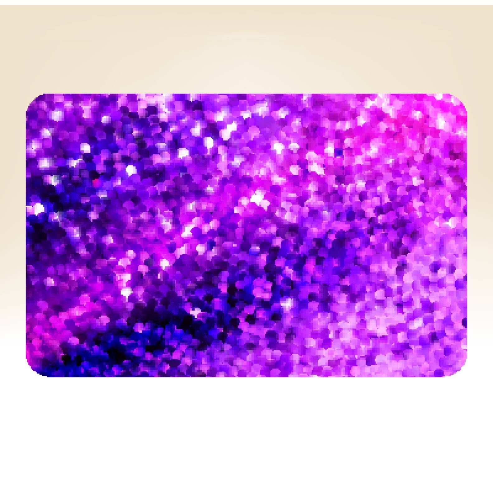 Template design on purple glittering. EPS 10 by Petrov_Vladimir