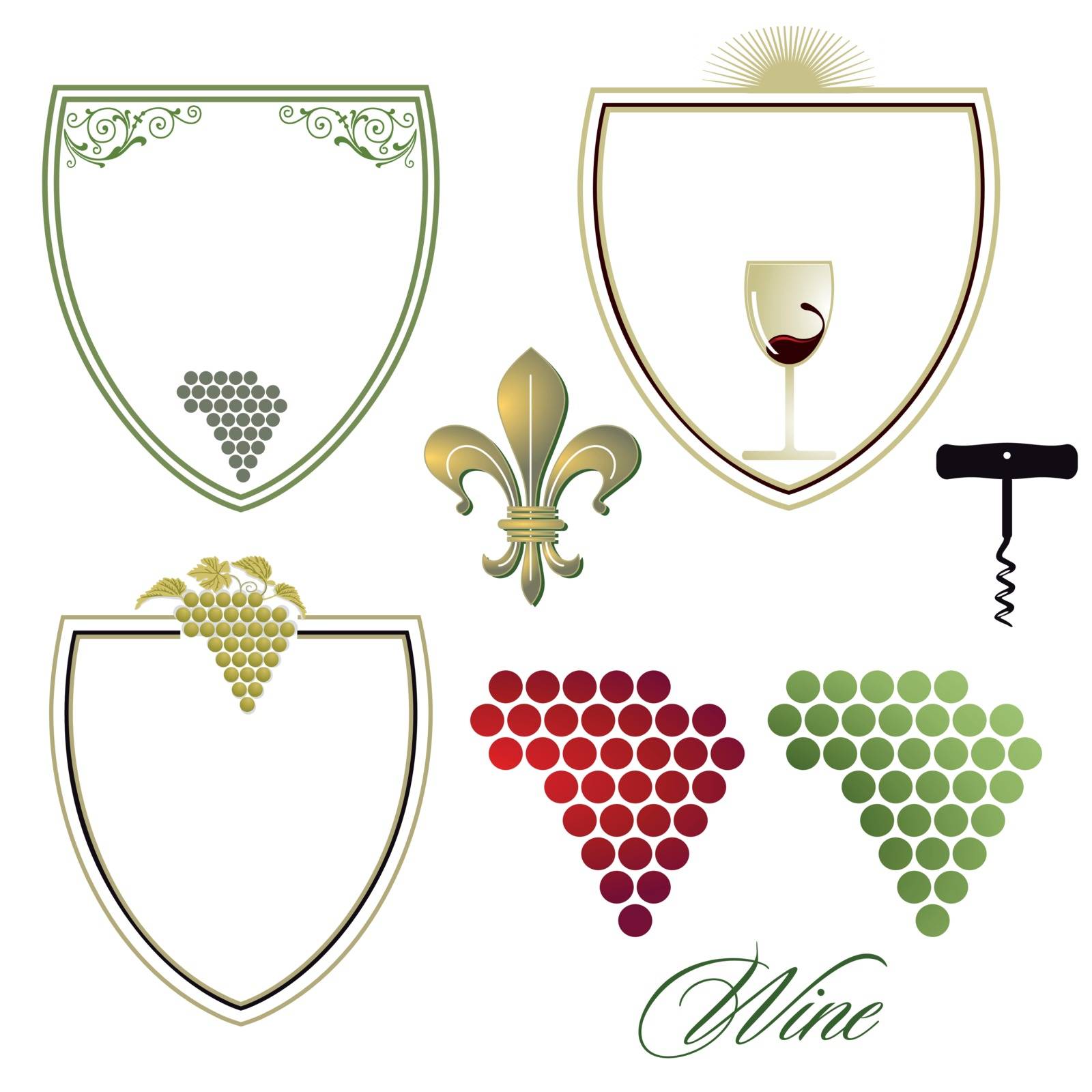 wine characters by scusi