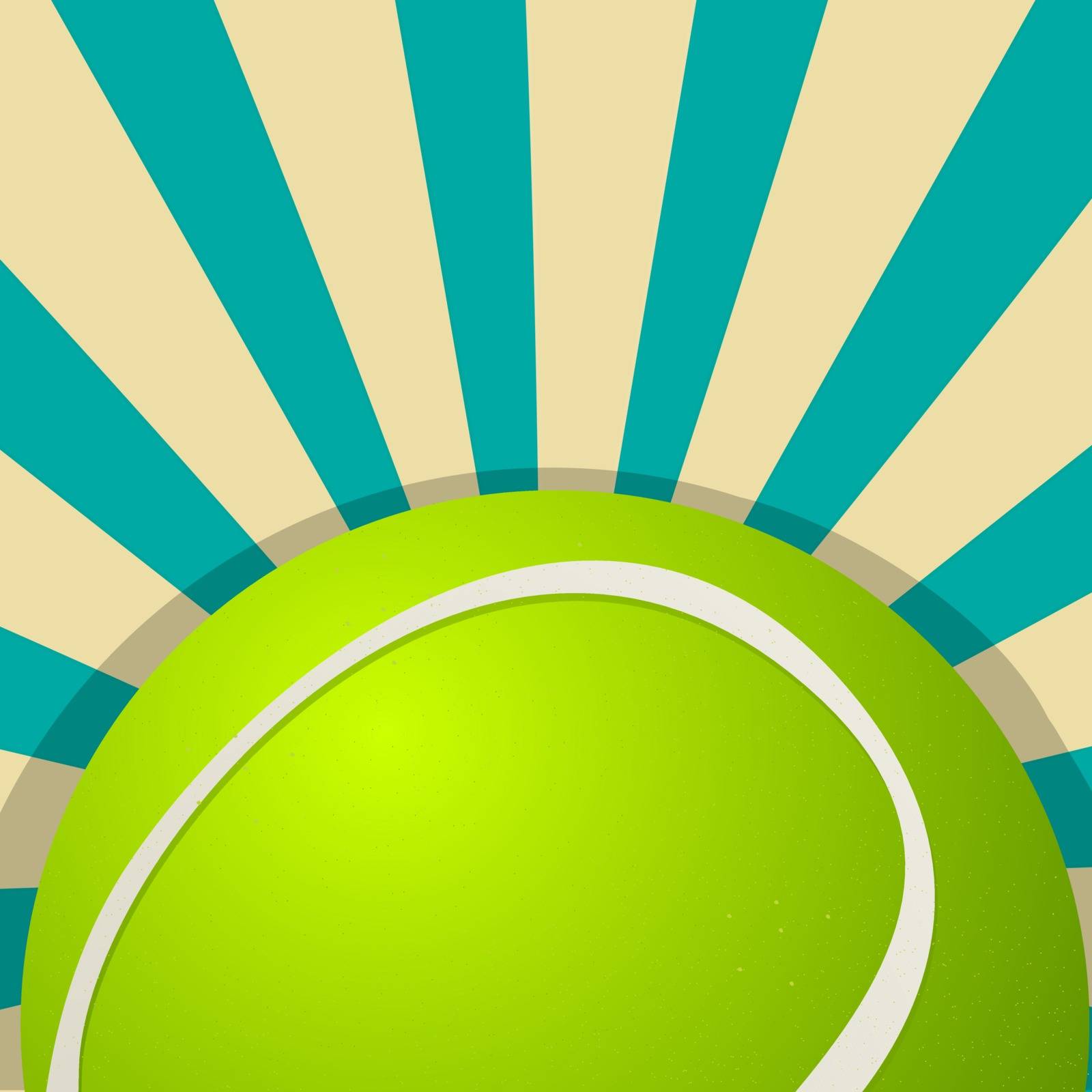 Tennis ball icon design, sports background