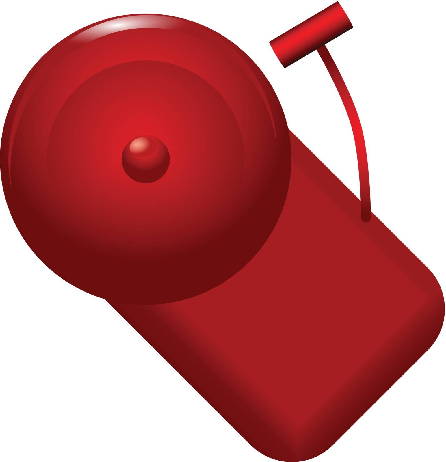 Red alarm bell by VIPDesignUSA