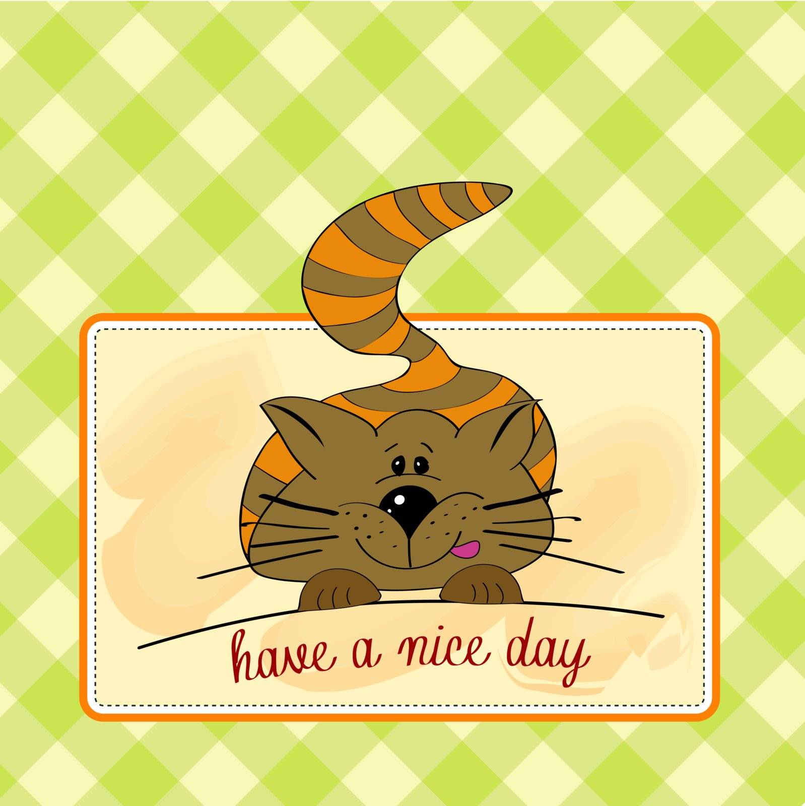 kitty wishes you a nice day by balasoiu