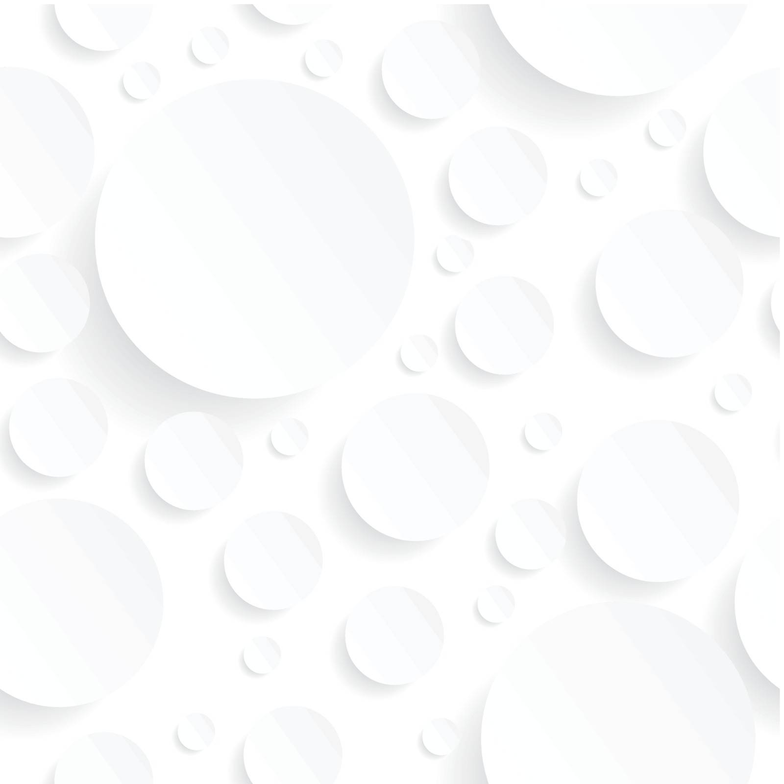 seamless background with white circles by lolya1988