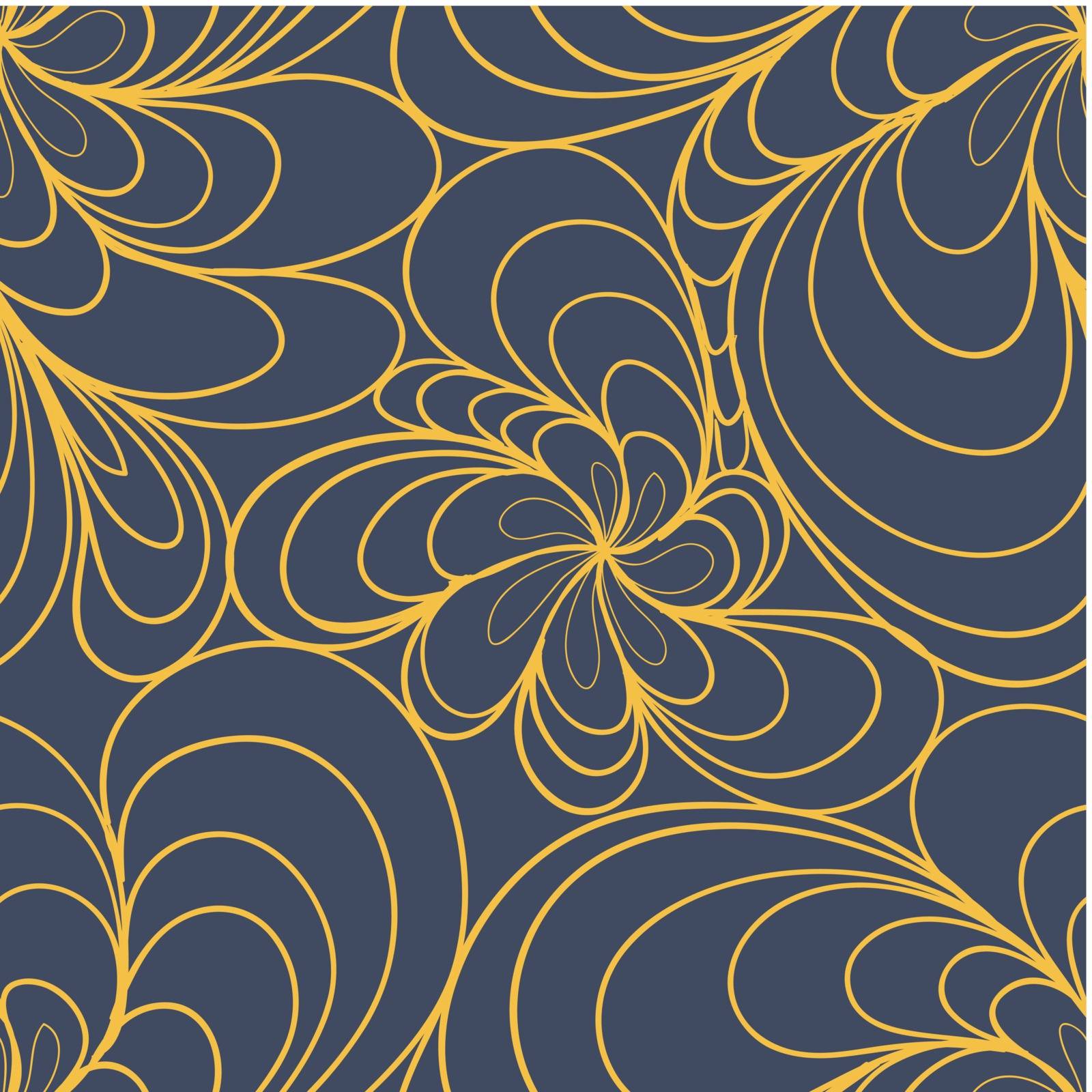 Abstract seamless pattern with simple elements