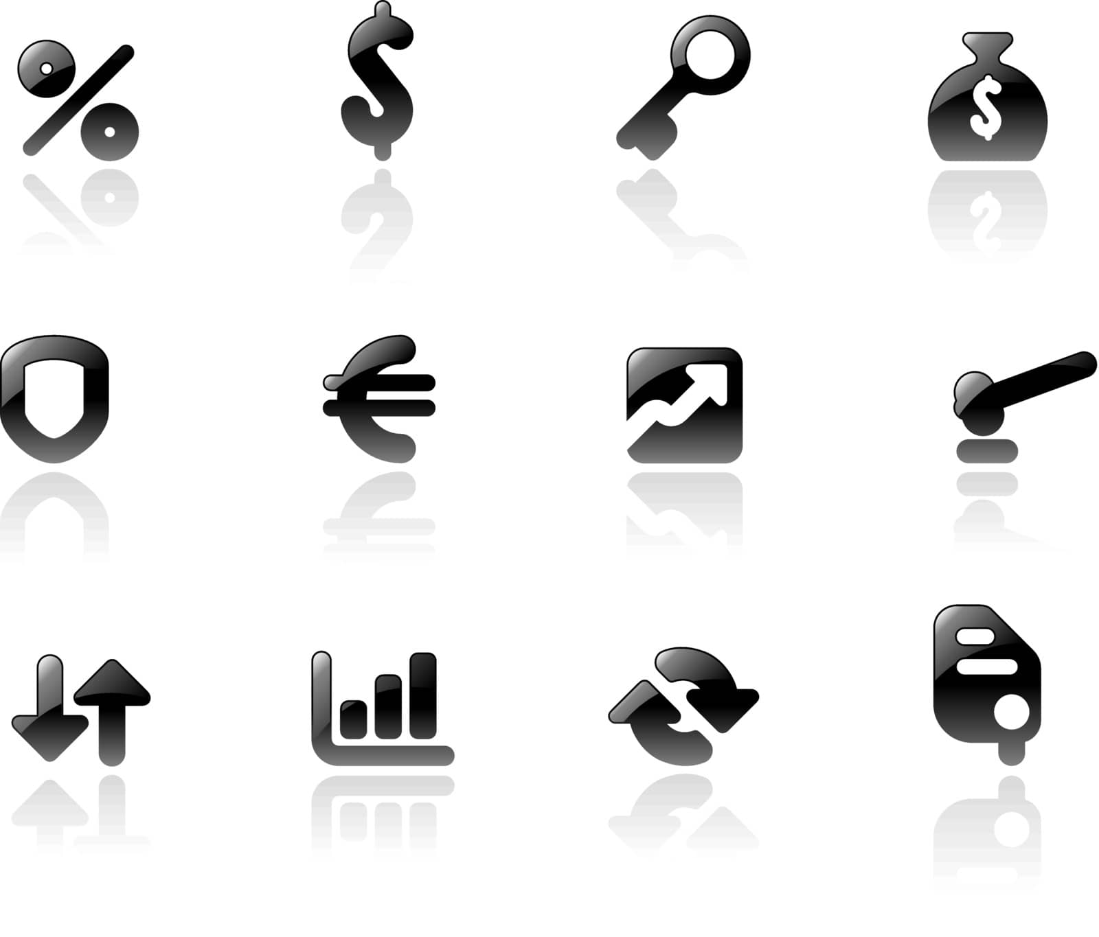 Perfect icons for business and finance by ildogesto
