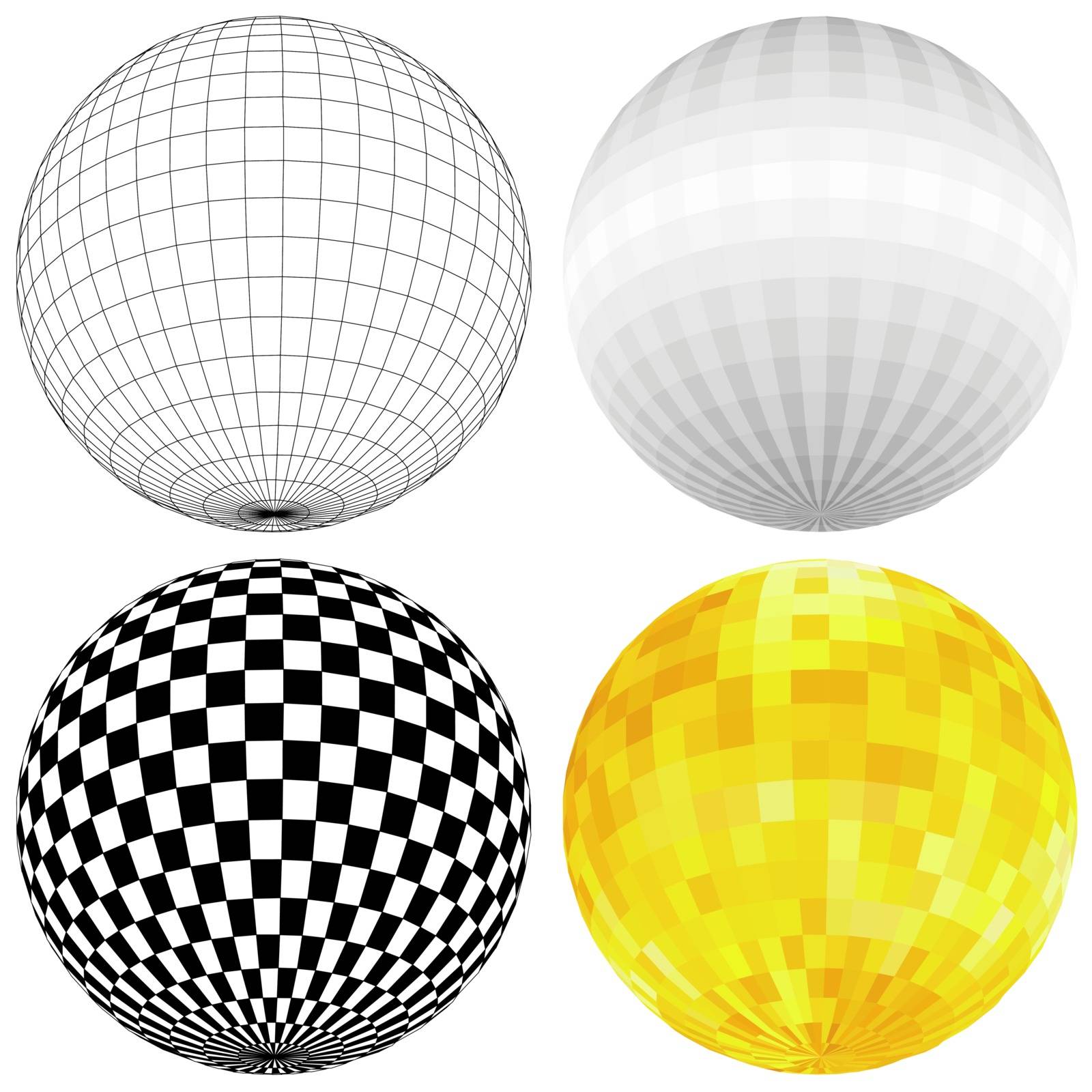 Disco Ball - Colored Illustration, Vector