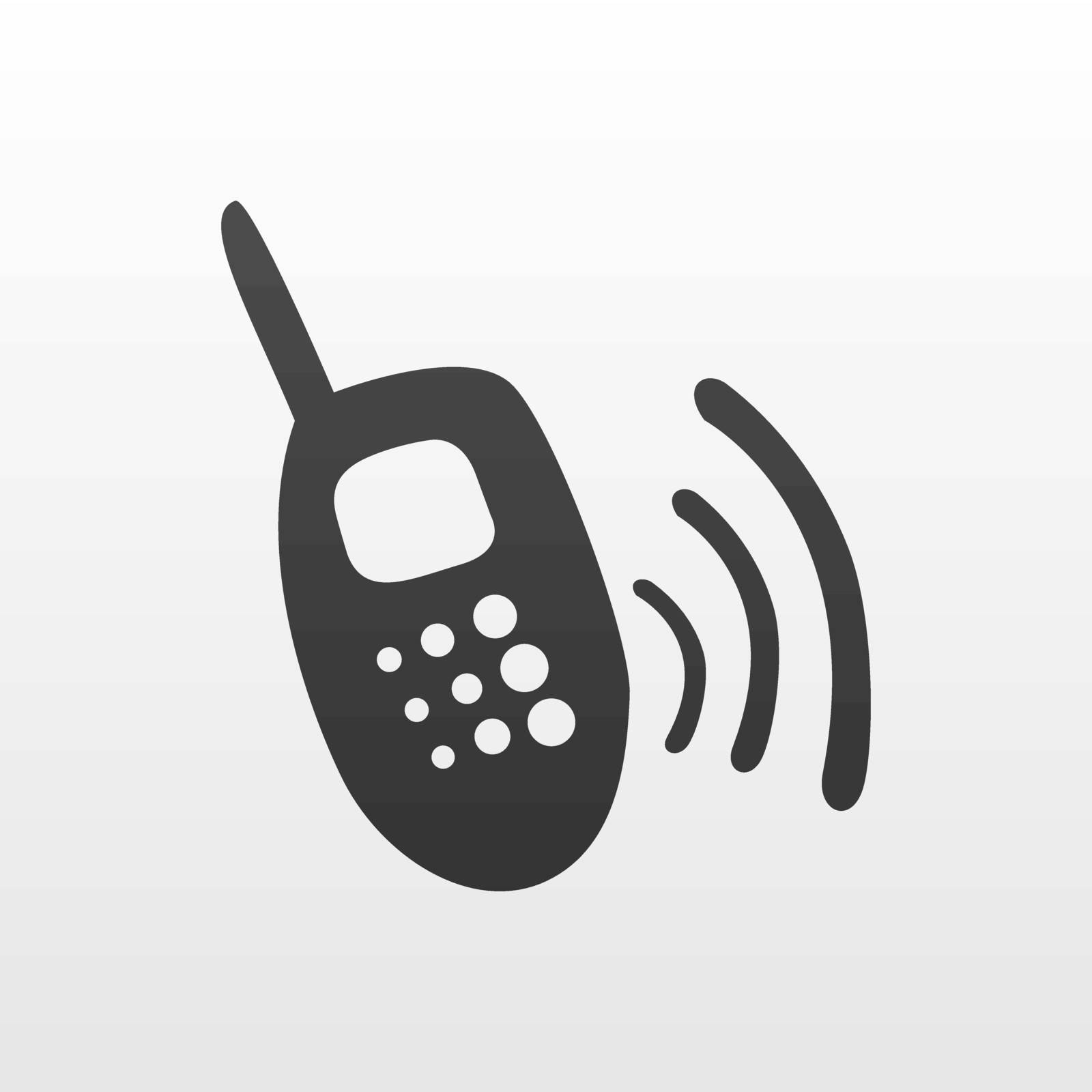 portable radio transmitter icon